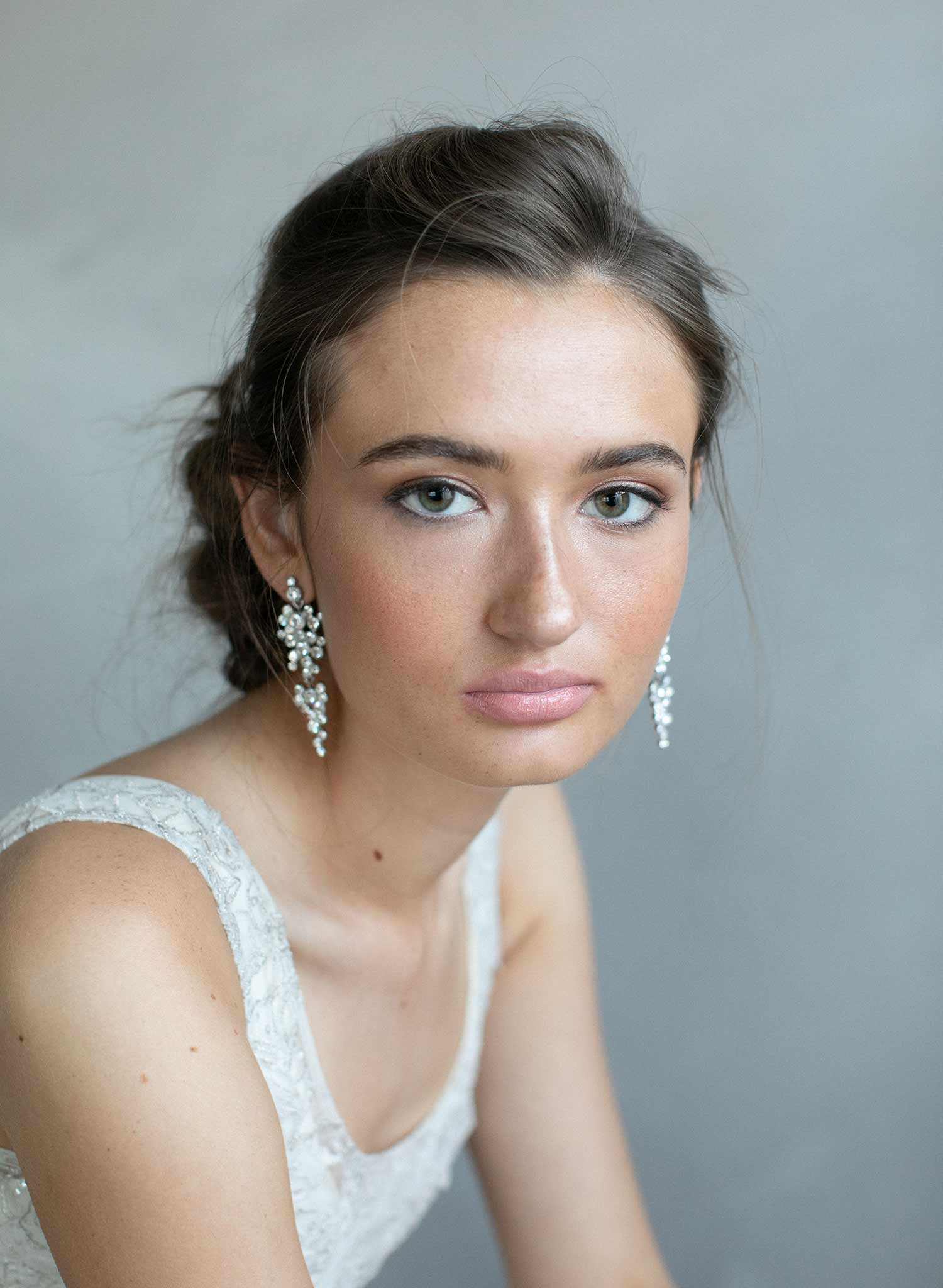 Champagne Bubbles Drop Earrings - Elegant Dangling Jewelry for Women | Style #976 | Perfect for Parties, Weddings & Special Occasions