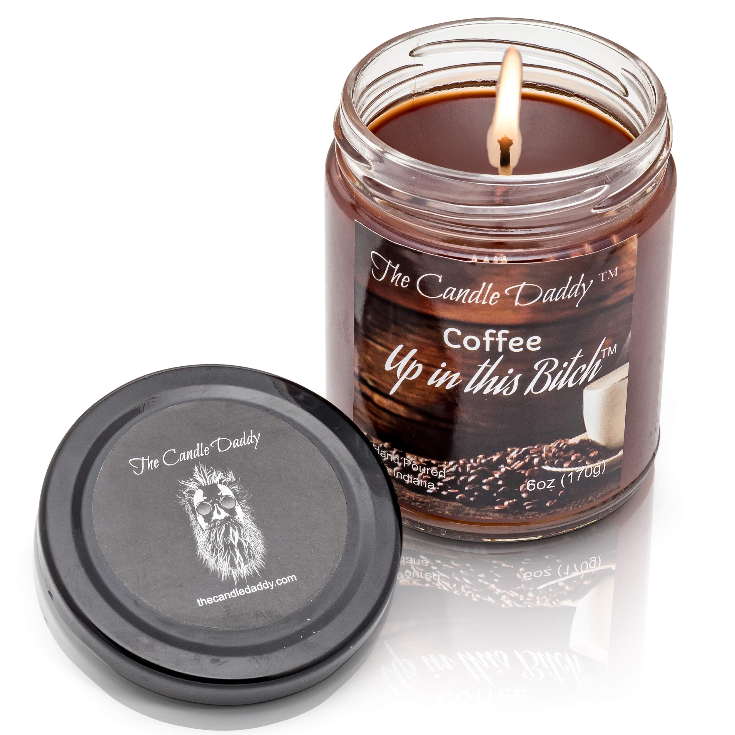 Funny Coffee Scented Candles & Wax Melts - 2x6oz + 3x2oz - Home & Office Decor