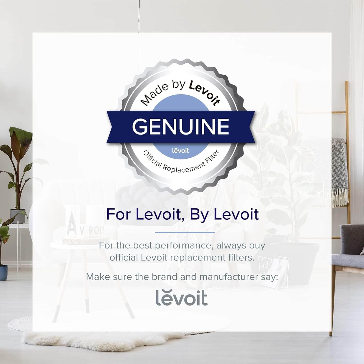 LEVOIT LV-PUR131 Air Purifier Replacement Filter - Activated Carbon Filters Set (LV-PUR131-RF, 1 Pack) for Home, Office & Bedroom Air Purification