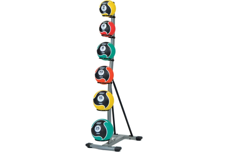 Warrior Elite O-Ring Medicine Ball Tree - Heavy Duty Gym Equipment for CrossFit, Functional Training & Home Workouts
