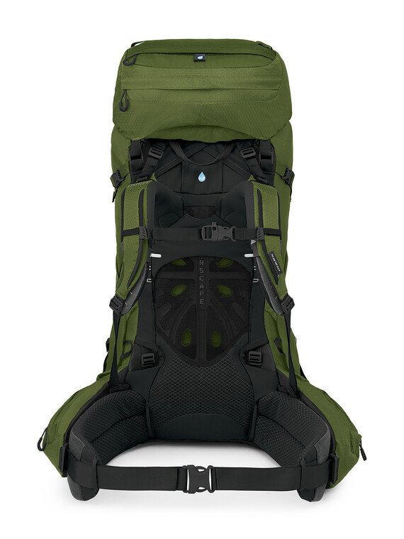 Osprey Aether 65 Extended Fit Backpack - Lightweight Hiking Pack for Men & Women, 65L Capacity for Multi-Day Treks & Outdoor Adventures