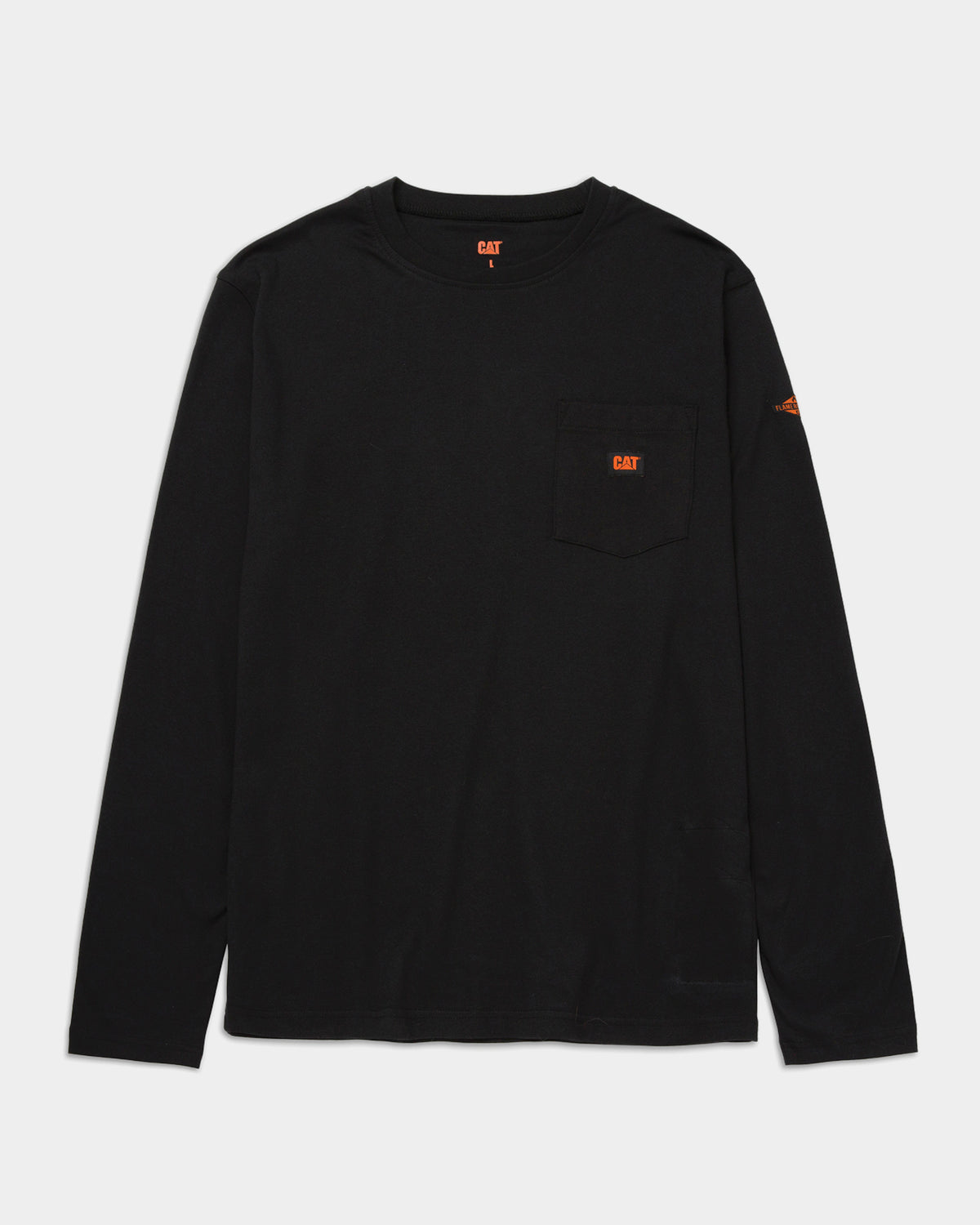 Men's French Logo Pocket Long Sleeve T-Shirt - Casual Comfort Fit Cotton Tee for Everyday Wear & Street Style Fashion