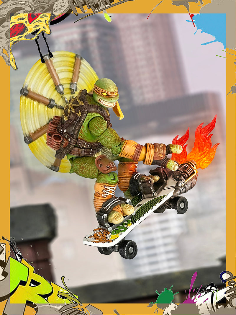 Fury Toys 1/12 Scale 5-inch Action Figure - Wave 3 Rage Samurai Force Turtle Collectible Figure for Display & Play | Perfect for Anime Fans, Model Collectors, and Gift Giving