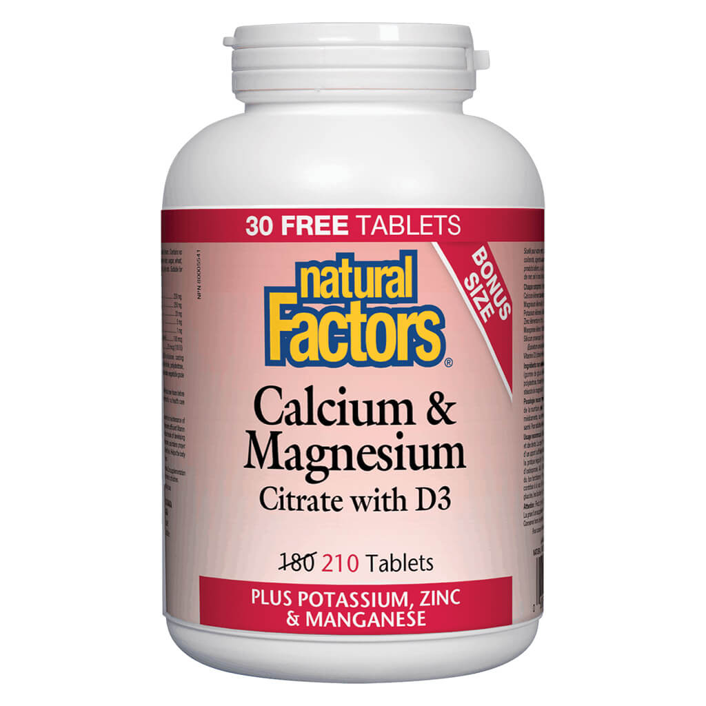 Premium Calcium & Magnesium Citrate with Vitamin D3 - Extra Strength Bone & Joint Support Supplement - Ideal for Adults & Seniors - Great for Daily Wellness & Active Lifestyles
