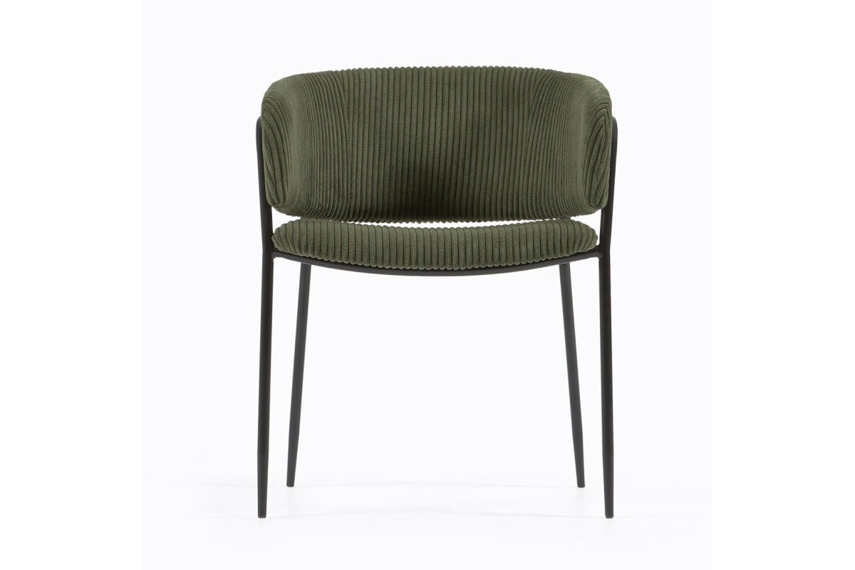Como Karlo Armchair - Modern Accent Chair for Living Room, Bedroom & Office - Stylish Upholstered Lounge Chair with Wooden Legs - Perfect for Relaxing, Reading & Decorating Your Home