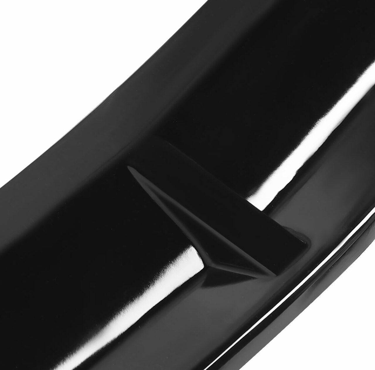 2015-2018 Mercedes Benz W205 C Class Front Bumper Lip - Glossy Black Polyurethane 3PC Splitter for Enhanced Aerodynamics & Sporty Look | Perfect for Car Enthusiasts & Street Racing