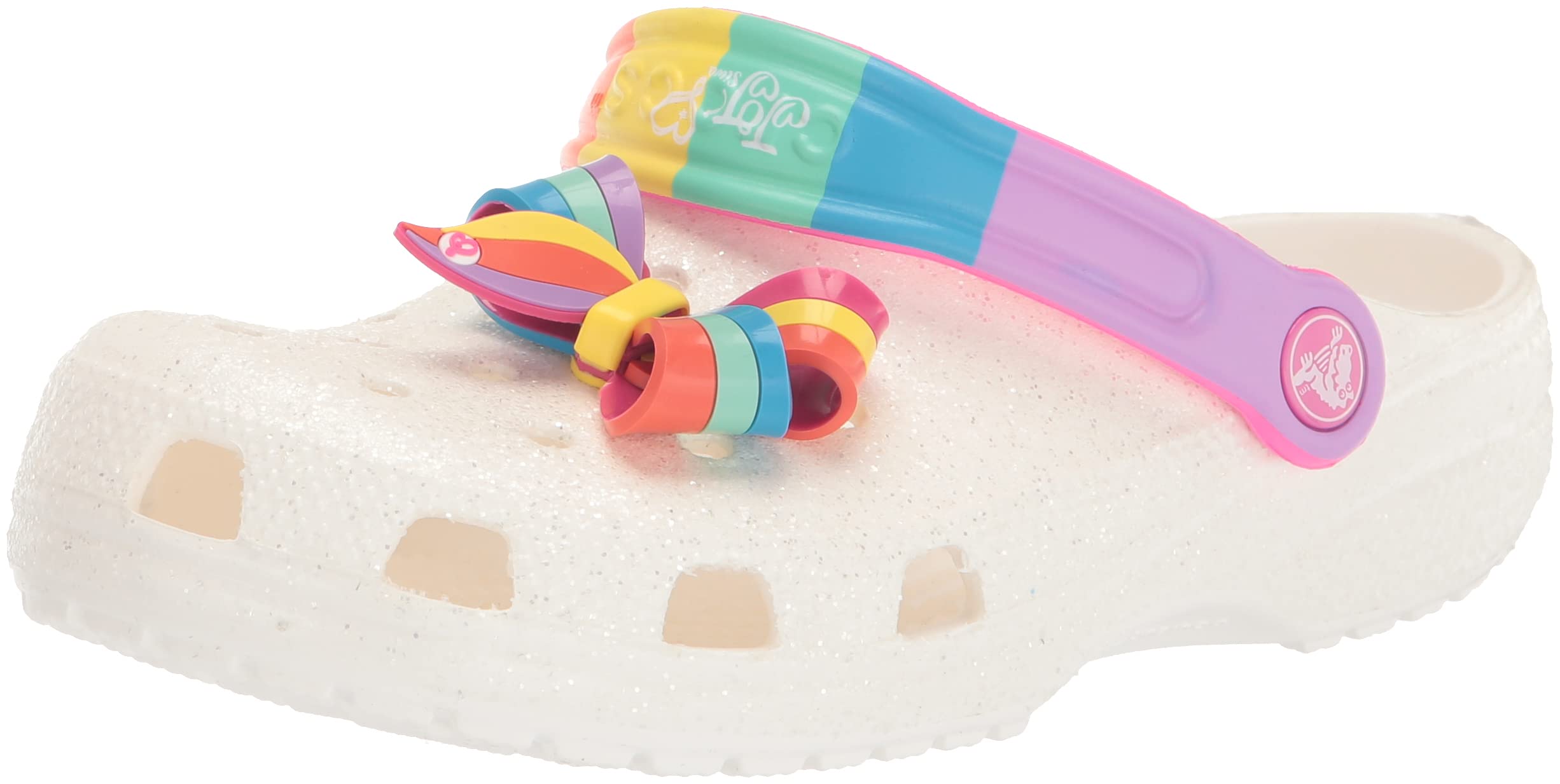 Crocs Kids' JoJo Siwa Clogs - Lightweight & Comfortable Water Shoes for Girls, Unisex Slip-On Casual Sandals for Outdoor, Beach, Pool & Playtime
