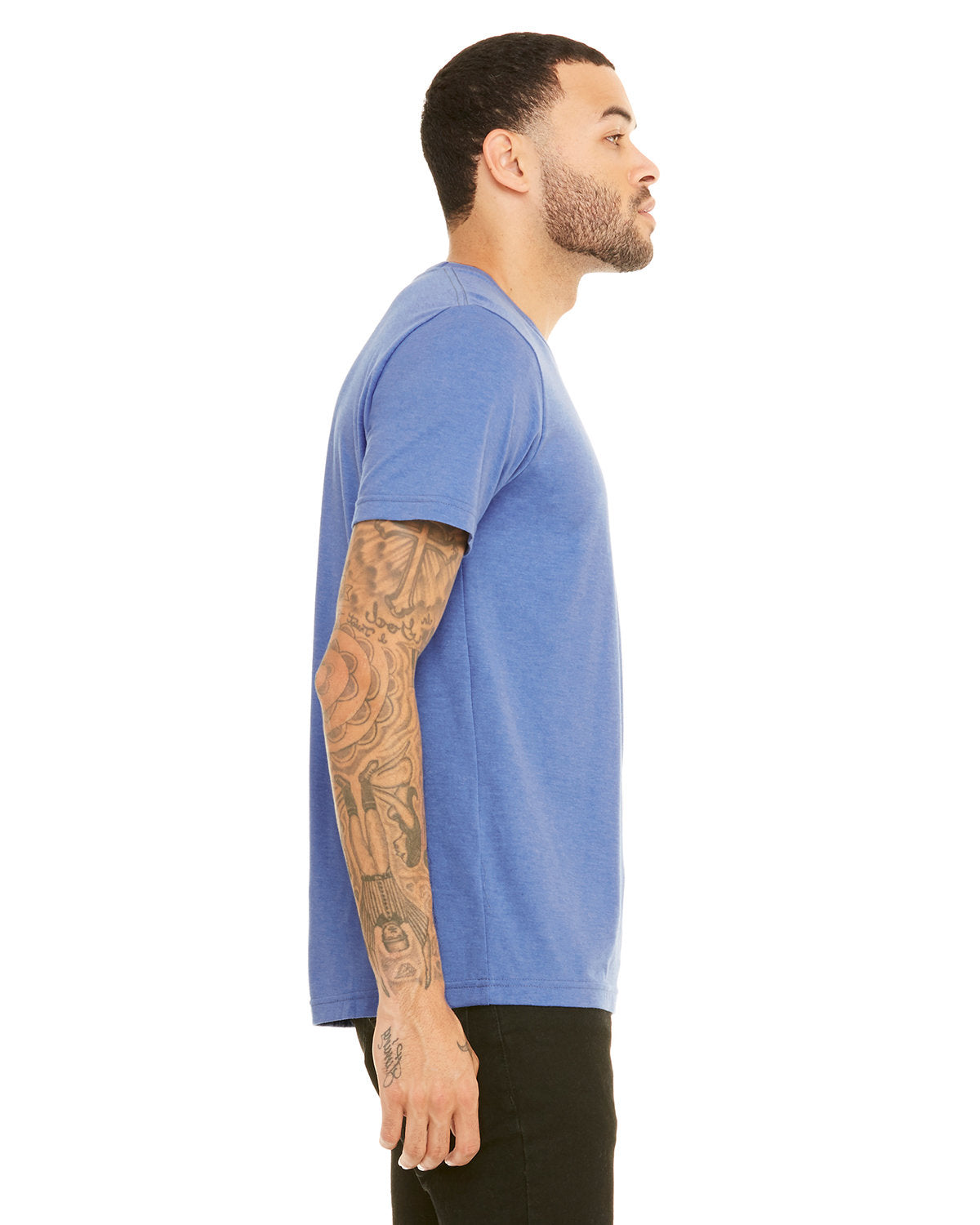 Bella + Canvas 3001CVC Unisex Heather CVC Crew Neck T-Shirt - Soft Cotton Blend Tee for Men & Women - Perfect for Casual Wear, Screen Printing & Everyday Outfits