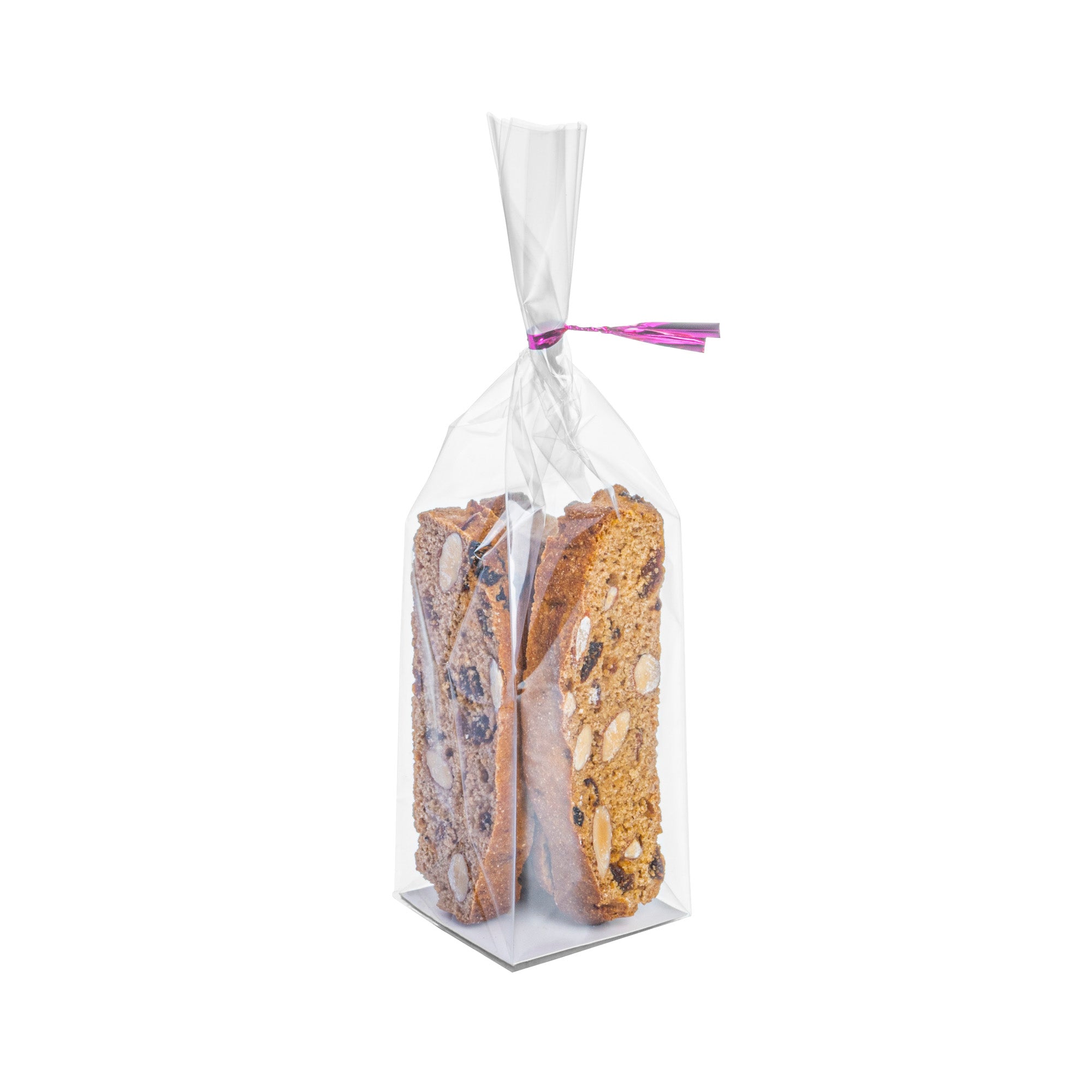 Clear Plastic Gusset Bags with Flat Bottom - 2