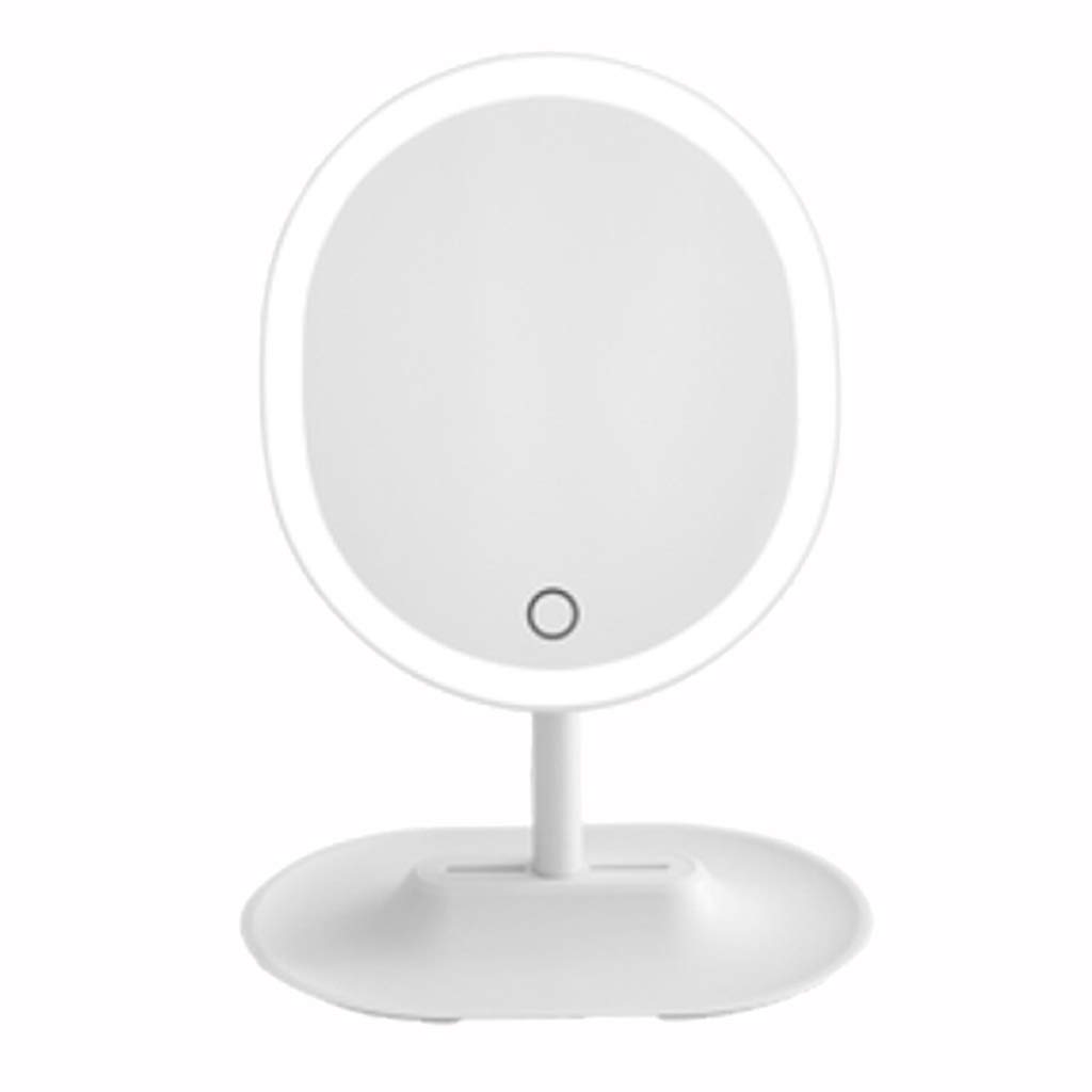 LED Makeup Mirror with Light - Touch Screen Vanity Mirror with Adjustable Brightness for Professional Makeup, Skincare, and Grooming at Home or Salon