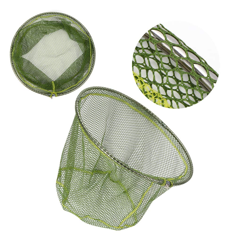 Portable Telescopic Fishing Net for Trout & Carp - Lightweight Foldable Triangle Net for Fly Fishing, Sea & Course - Perfect for Outdoor Fishing Trips & Travel