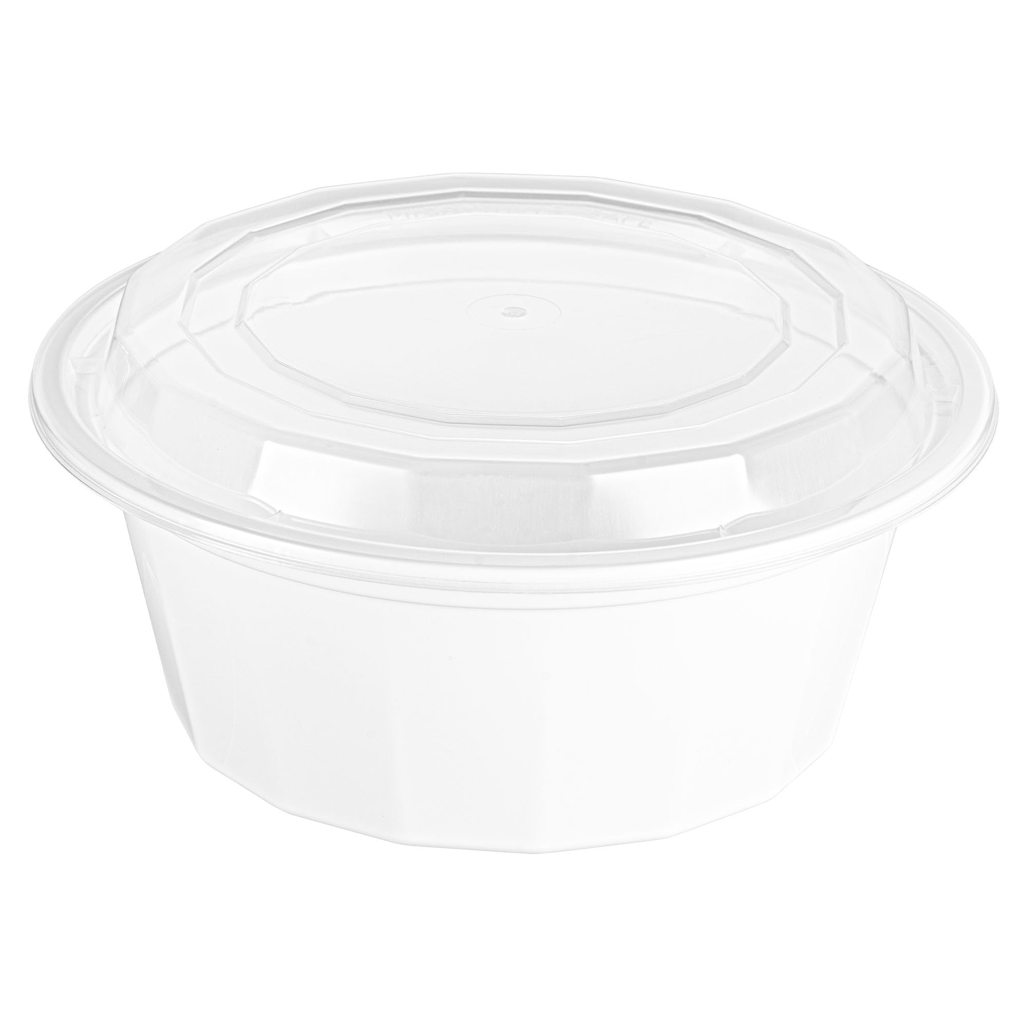 Restaurantware 32oz Disposable Takeout Containers - 100 Pack BPA-Free Microwavable Food Storage Boxes with Clear Plastic Lids | Perfect for Catering, Meal Prep & Leftovers