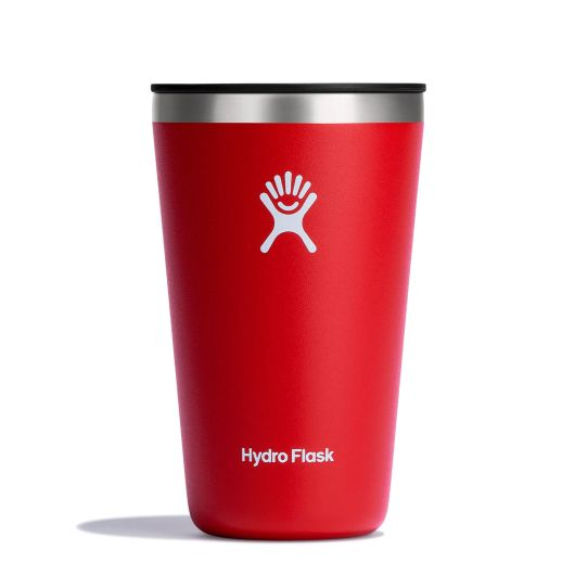 16 oz Stainless Steel Insulated Tumbler Cup - Double Wall Vacuum Insulated Travel Mug for Hot & Cold Beverages - Keeps Drinks Hot/Cold for Hours - Perfect for Coffee, Tea, Water, Smoothies - Ideal for Office, Gym, Camping & Outdoor Activities