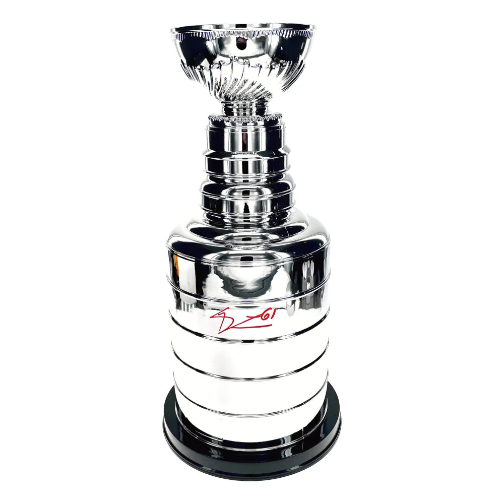 Mark Stone Autographed Vegas Golden Knights Mini Stanley Cup Replica #D/12 with COA - Signed Hockey Memorabilia for Collectors & NHL Fans - Perfect for Man Cave, Sports Bar Decor & Gift for Hockey Lovers