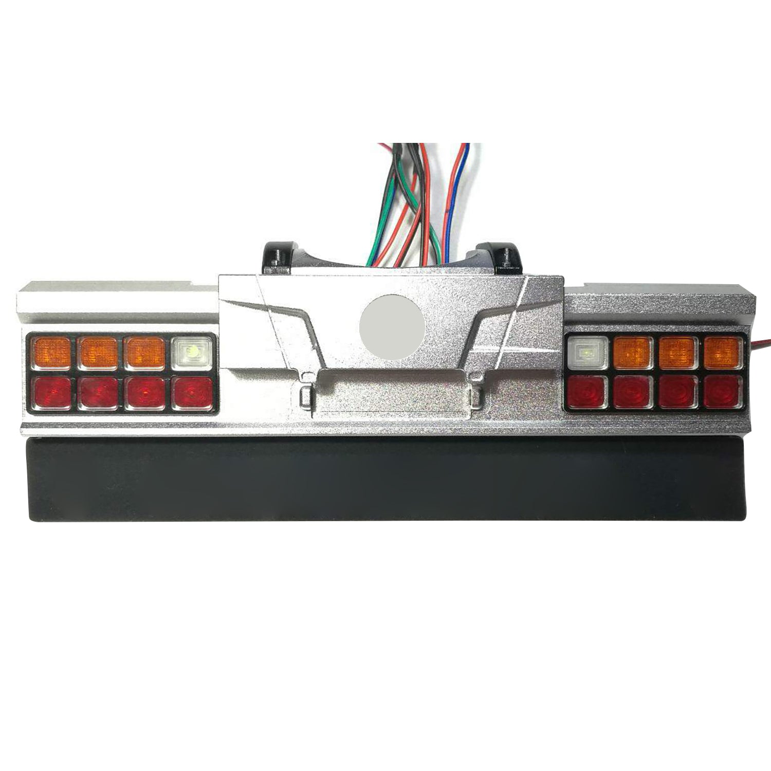 Upgrade Metal Tail Beam Taillight Set for 1/14 RC Tractor R620 56323 Radio Controlled Truck - Universal Customized Part for RC Car Enthusiasts - Perfect for Night Racing and Off-Road Adventures