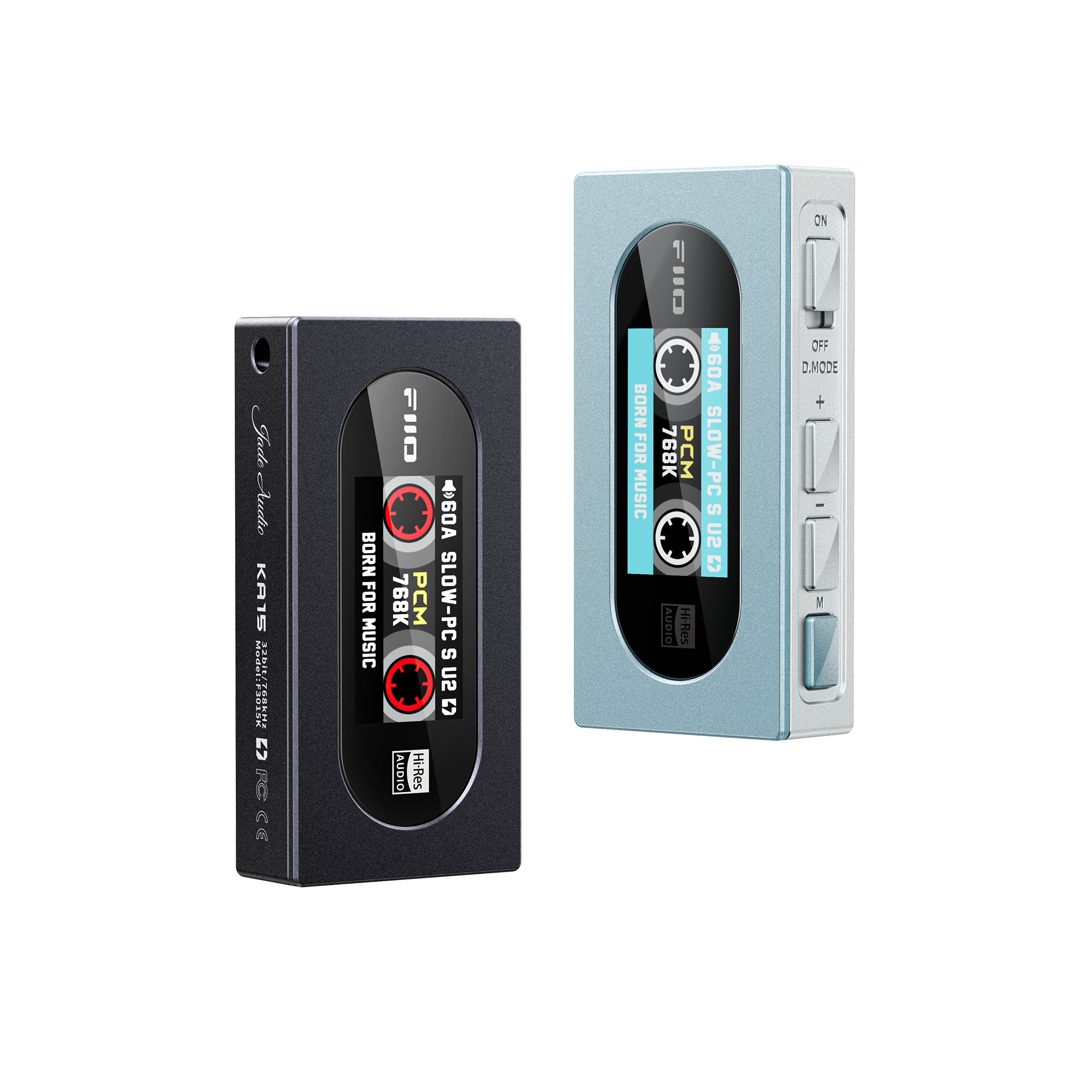 FiiO KA15 Portable Headphone Amplifier & DAC with Hi-Fi Audio - Perfect for Home, Office, and Travel Use
