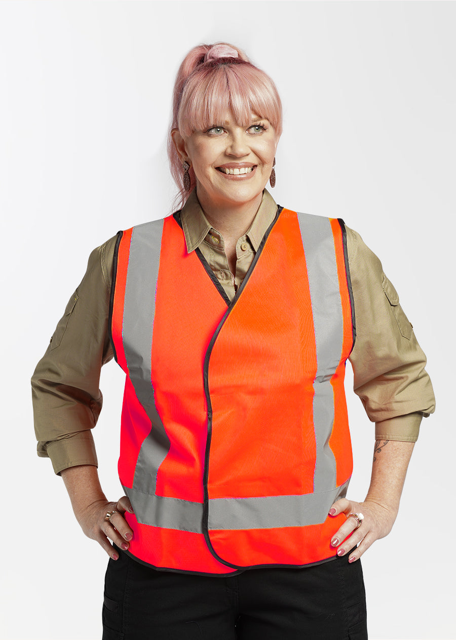 High Visibility Reflective Safety Vest for Day & Night - Bright Yellow for Outdoor Work, Running, Cycling & Construction - ANSI Certified