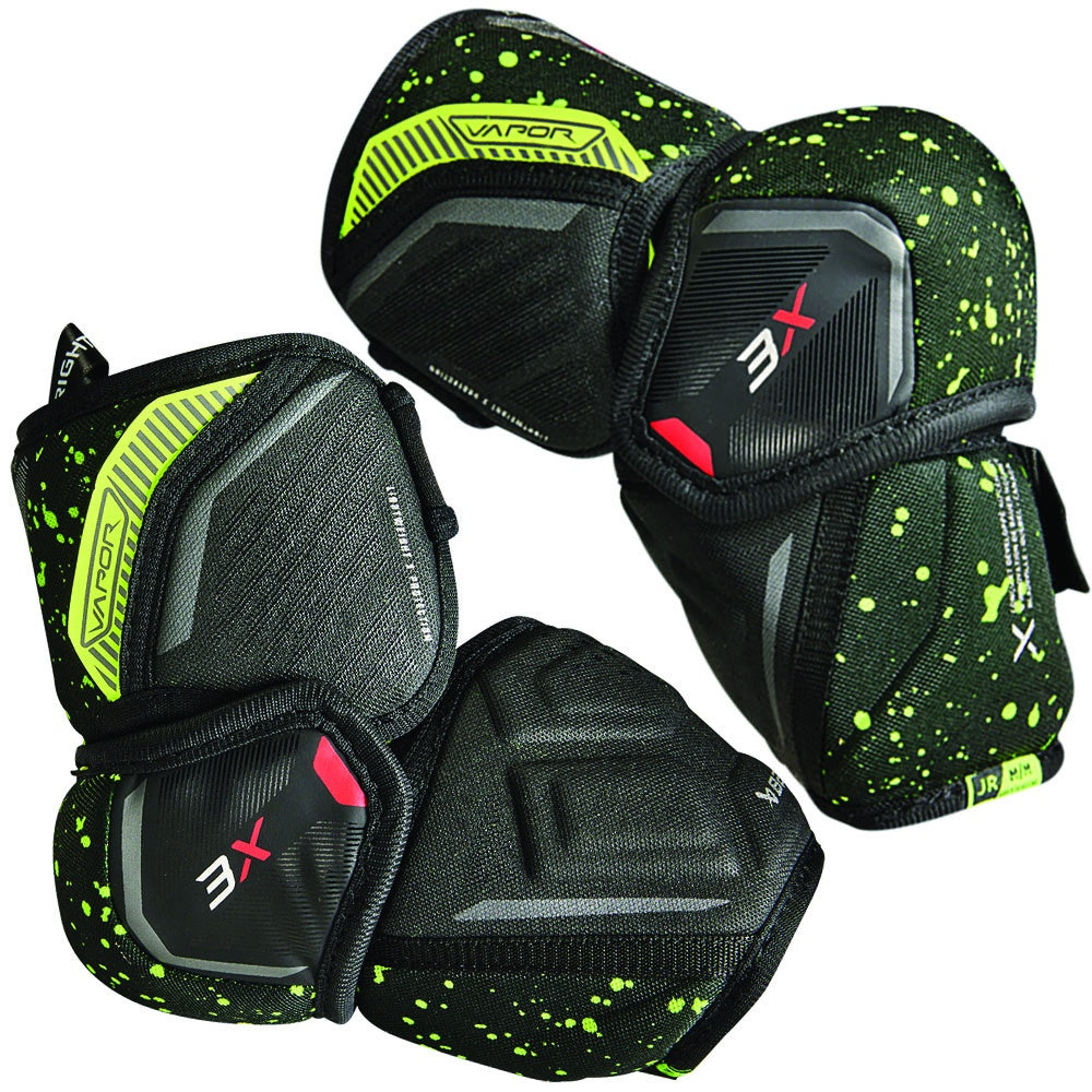 Bauer Vapor 3X Junior Ice Hockey Elbow Pads - Youth Protective Gear for Hockey Players - Perfect for Training & Games