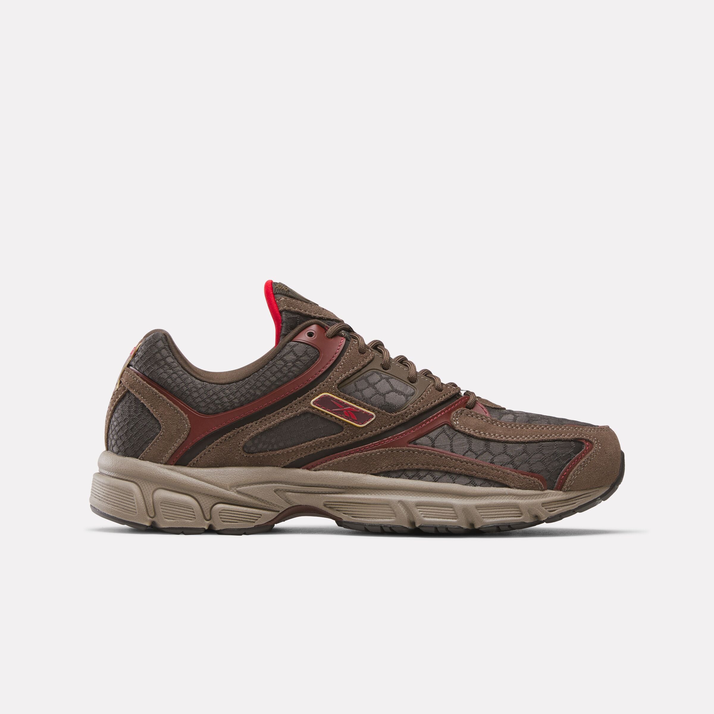 RBK Premier Trinity Brown/Brown/Red Soccer Cleats - Lightweight Football Shoes for Men with Enhanced Traction - Perfect for Turf, Grass & Indoor Matches