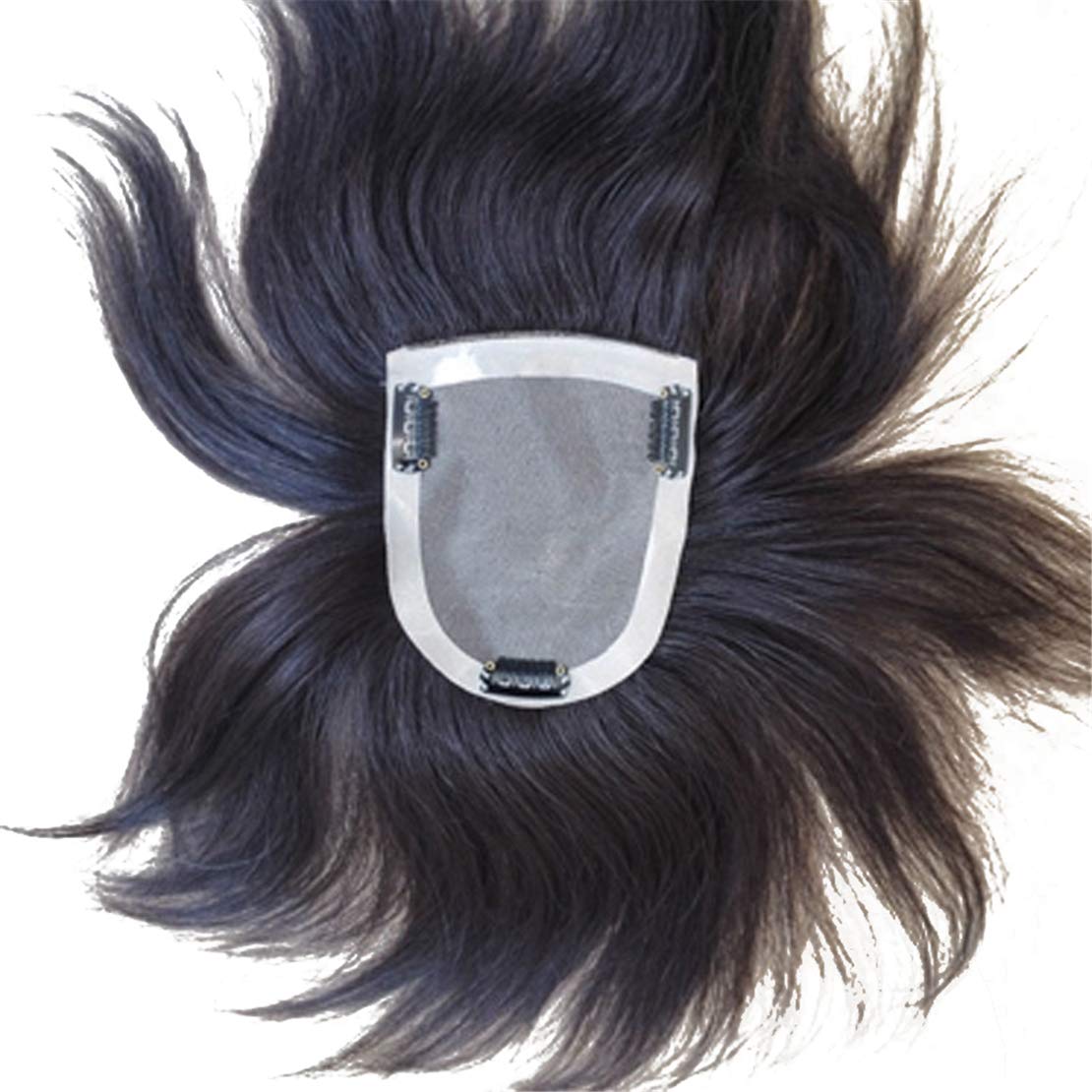 Natural Human Hair Crown Toppers for Women with Thinning Hair - 4