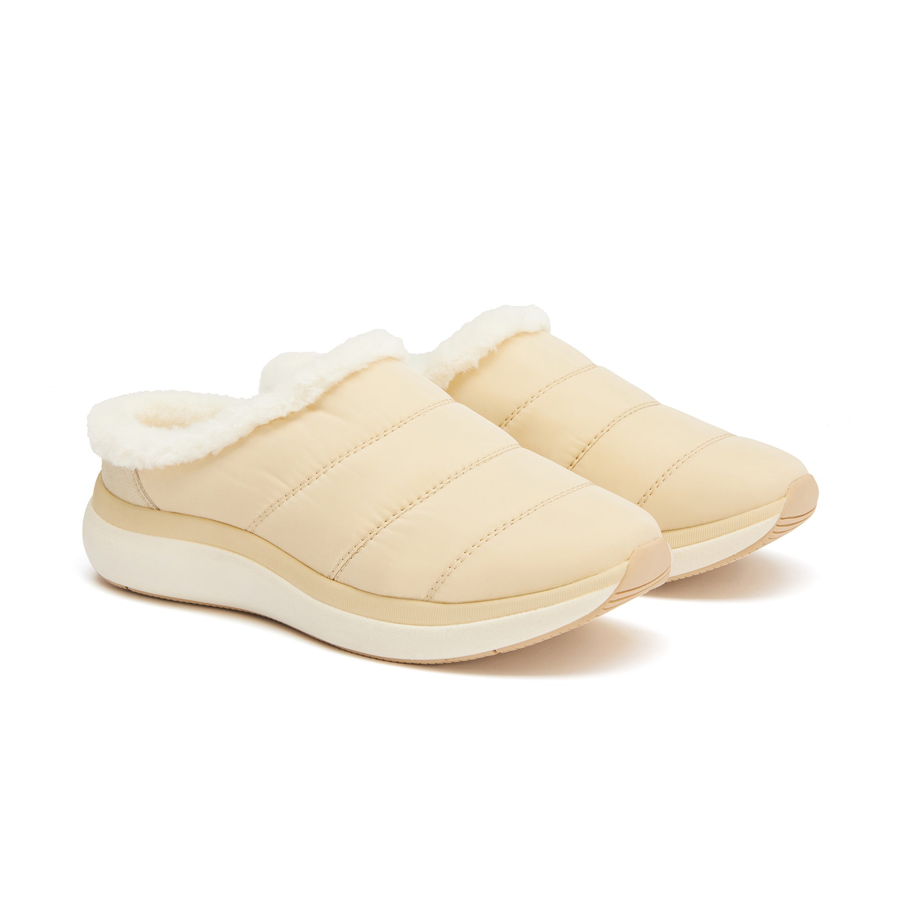 Abeo MXV Cruise Mule Slip-On Shoes - Off White | Comfortable & Stylish Women's Loafers for Casual Wear, Office & Travel