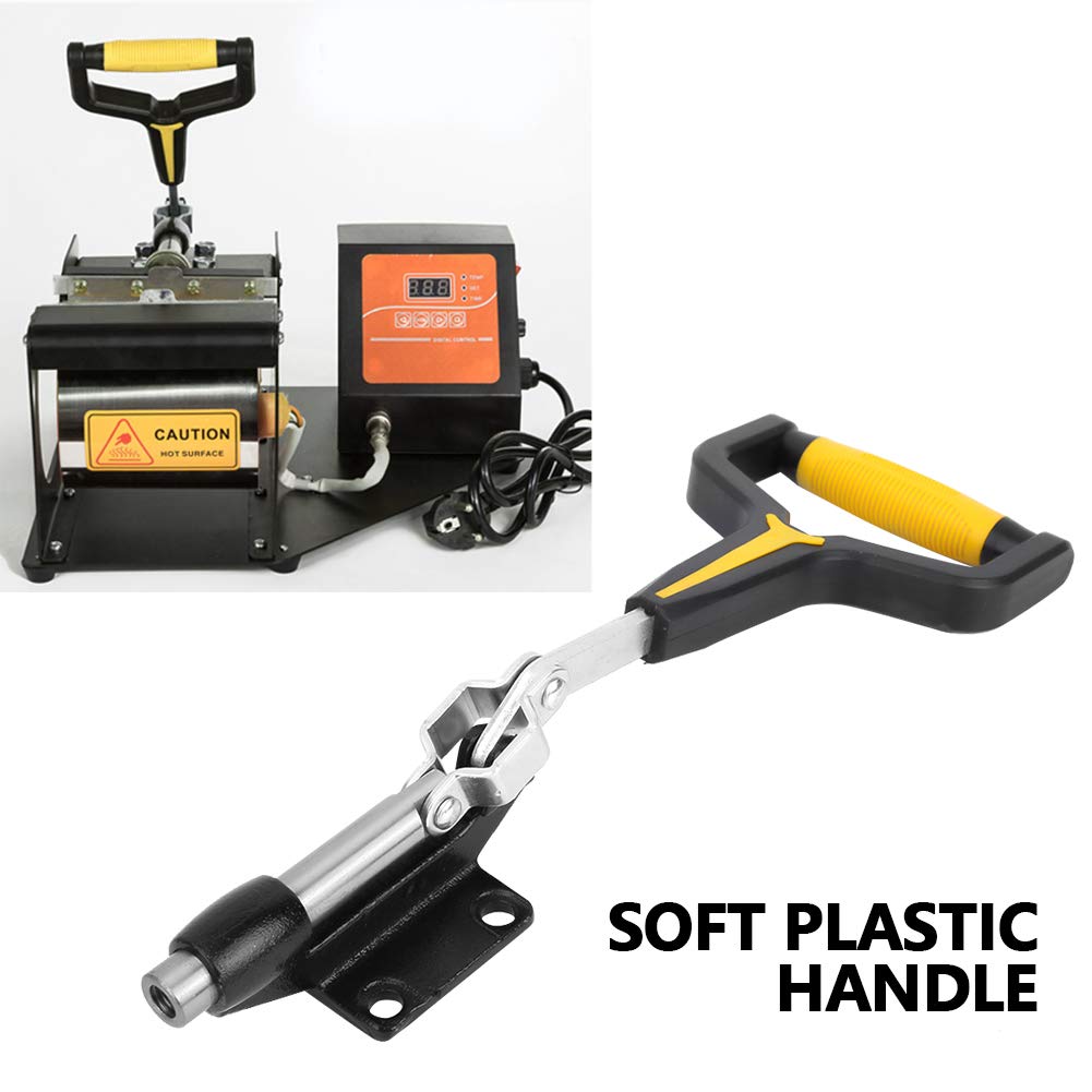 Fdit Heat Press Handle Fixture - Replacement Steel High Toughness 386kg Thermal Transfer Sublimation Putter - Heat Press Machine Maintenance Tool for T-Shirt Printing, Mug Press & DIY Sublimation Projects