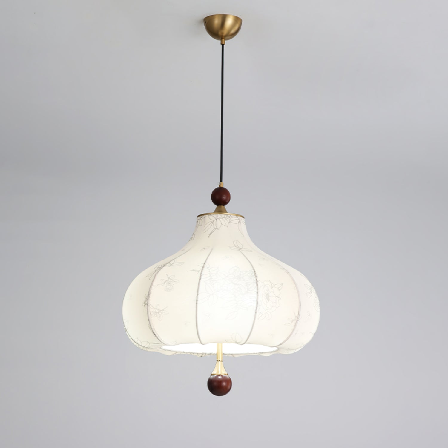 Stylish Chestnut Bloom Pendant Lamp - Modern Hanging Light Fixture for Living Room, Bedroom & Dining Room Decor