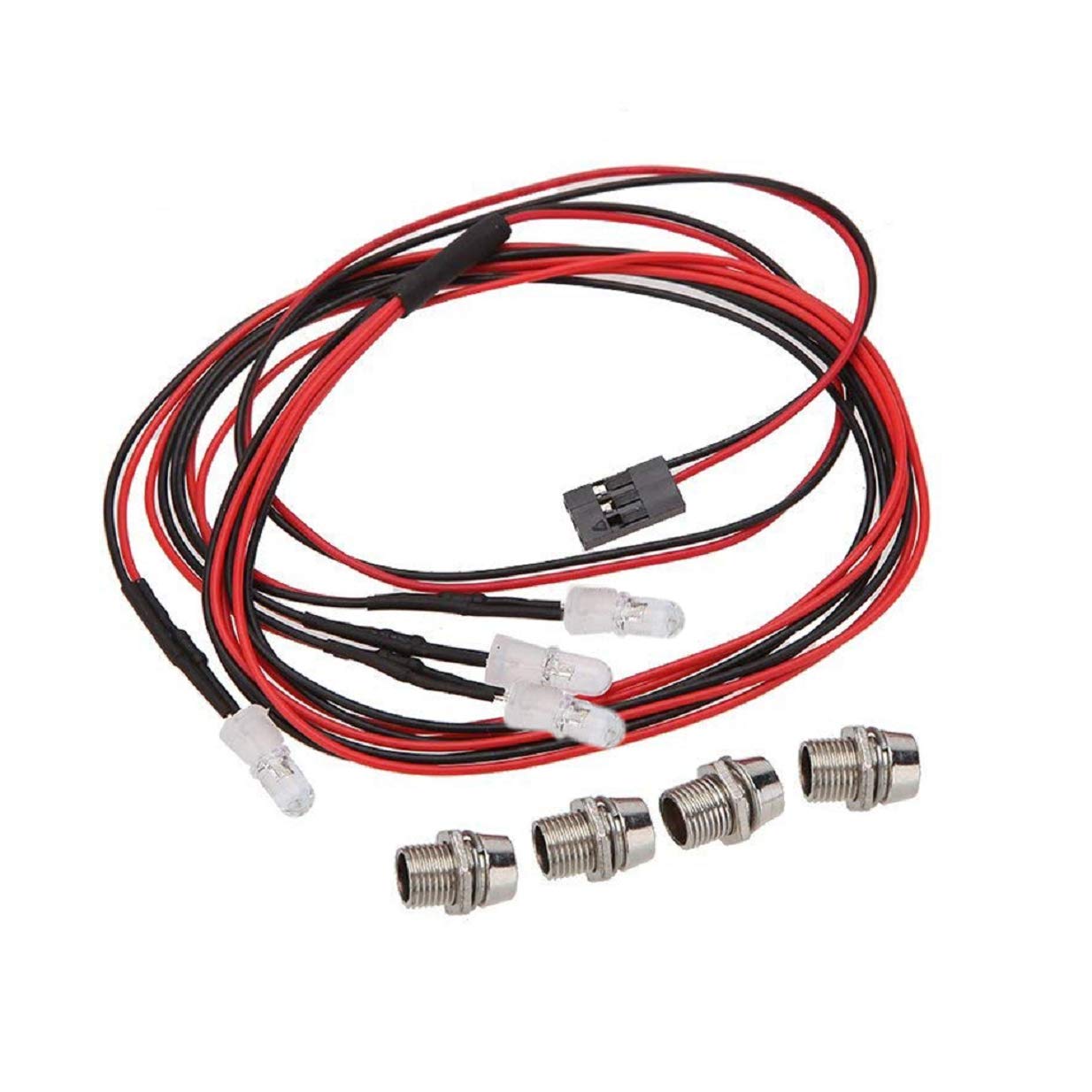 4LEDs RC Car Light Kit for Traxxas HSP Tamiya - Off-Road Crawling