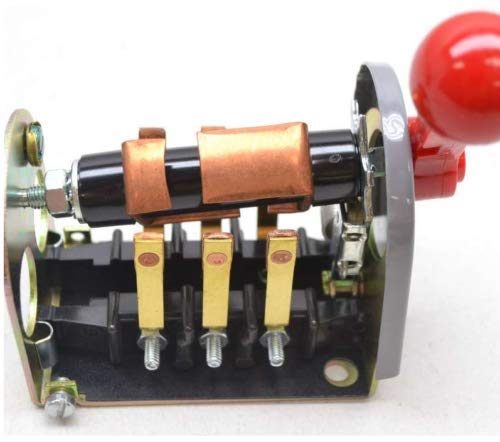 Dayton 2X440 Maintained Reversing Plastic Drum Switch, 2 Pole, Heavy Duty Motor Control - Perfect for Industrial Machinery, Conveyor Belts, and Electric Hoists