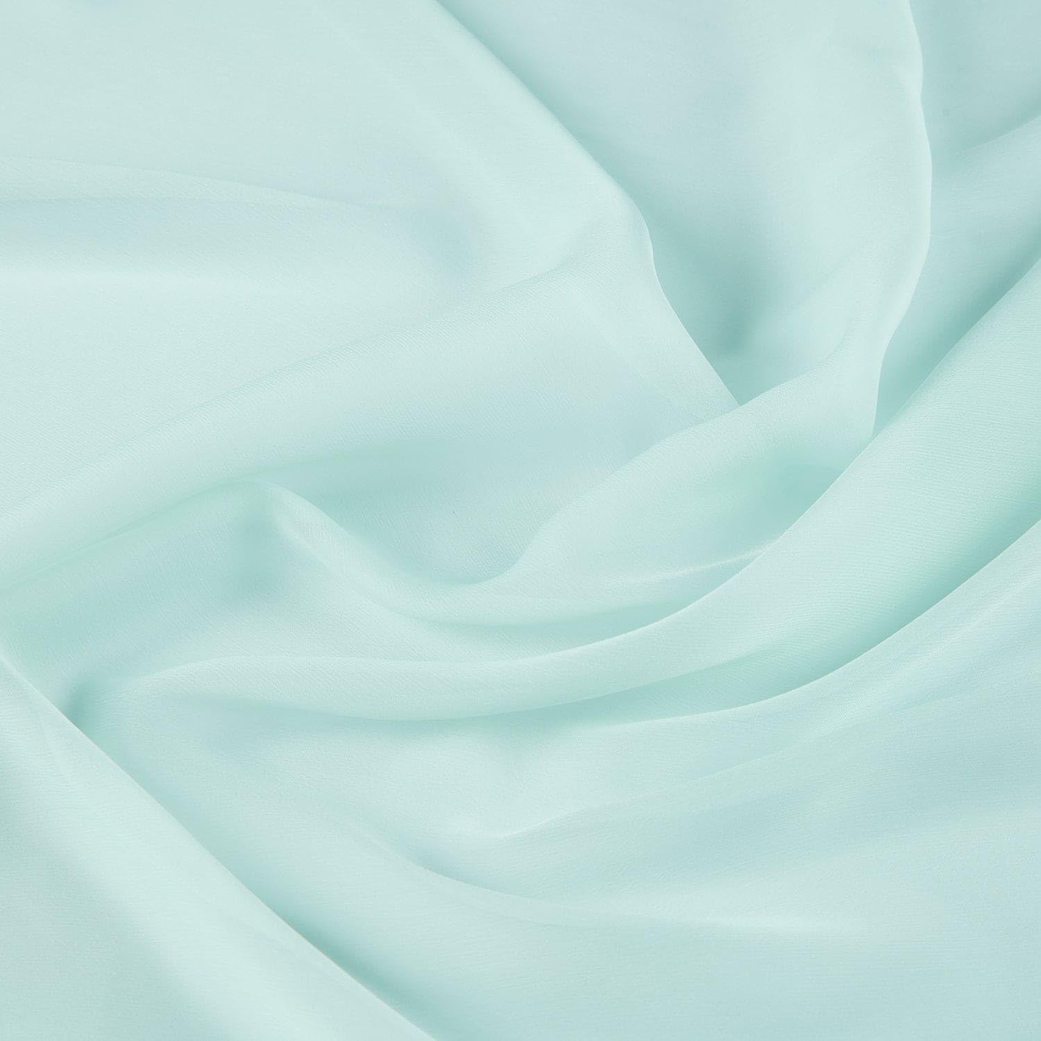 ZELOUF FABRICS Cationic Chiffon Yoryu Fabric by The Yard - Premium DIY Sewing Material for Wedding Dresses, Bridal Gowns, Dance Costumes & Craft Projects (3 Yards) | Perfect for Evening Wear, Scarves & Home Decor
