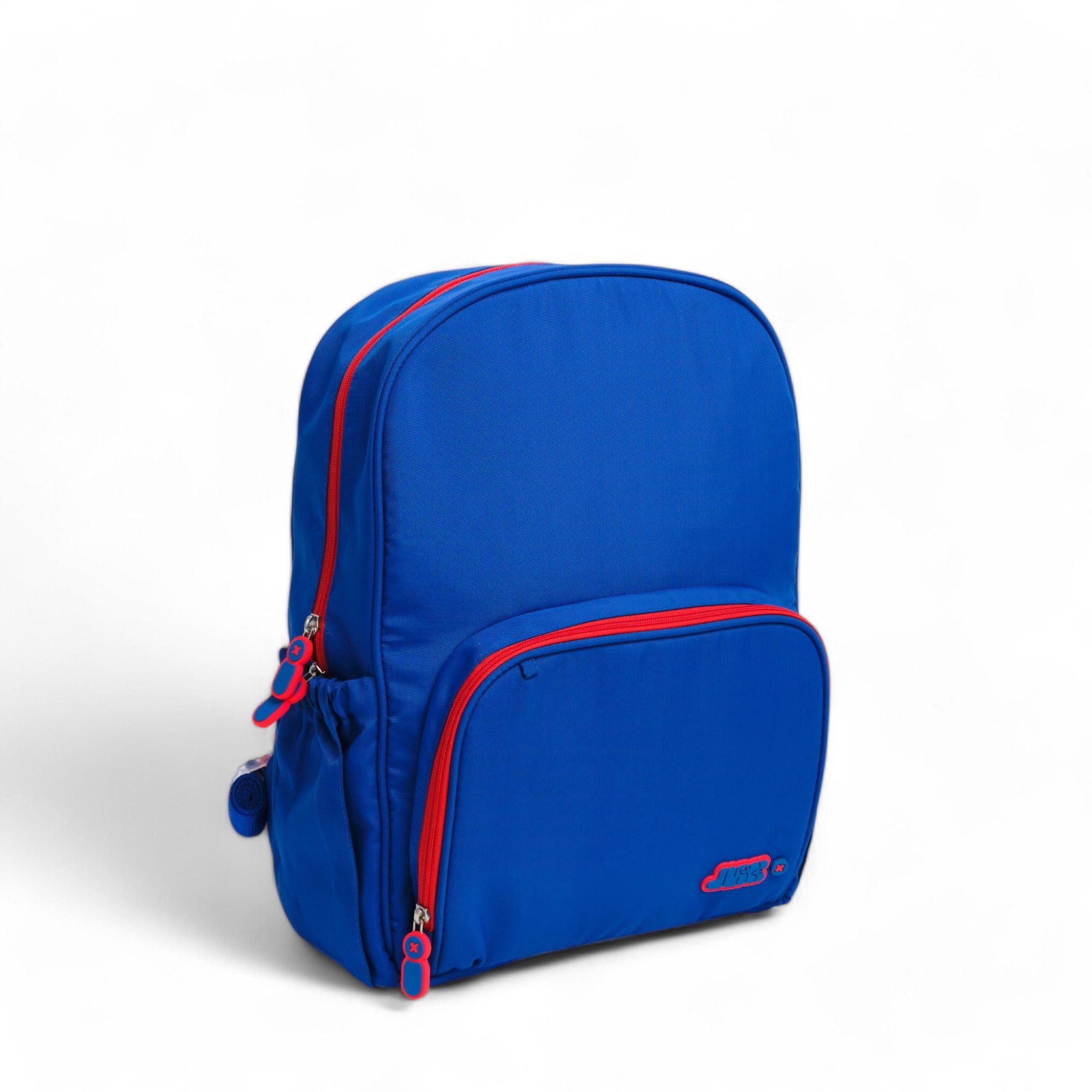 Moji Large Backpack for Travel & Work - Spacious Laptop Backpack with USB Charging Port, Water Resistant, Bomba Blue - Perfect for Commuting, College, Hiking & Business Trips