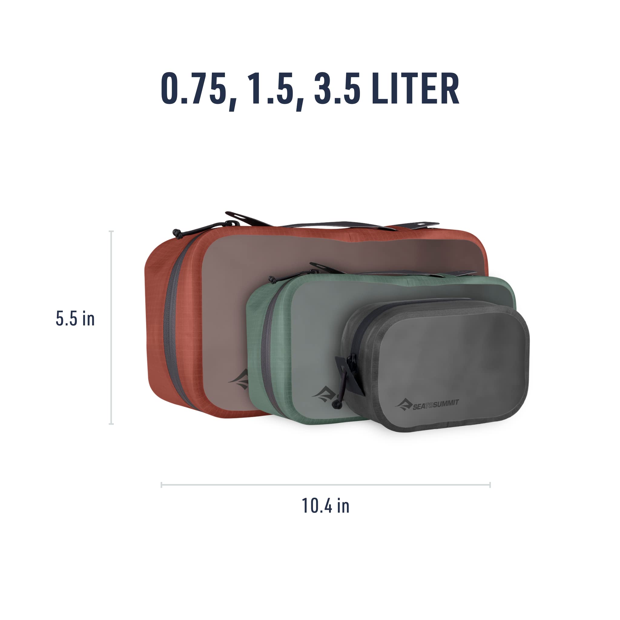 Sea To Summit Waterproof Travel Pouch Set - Lightweight & Durable for Camping, Hiking, and Outdoor Adventures