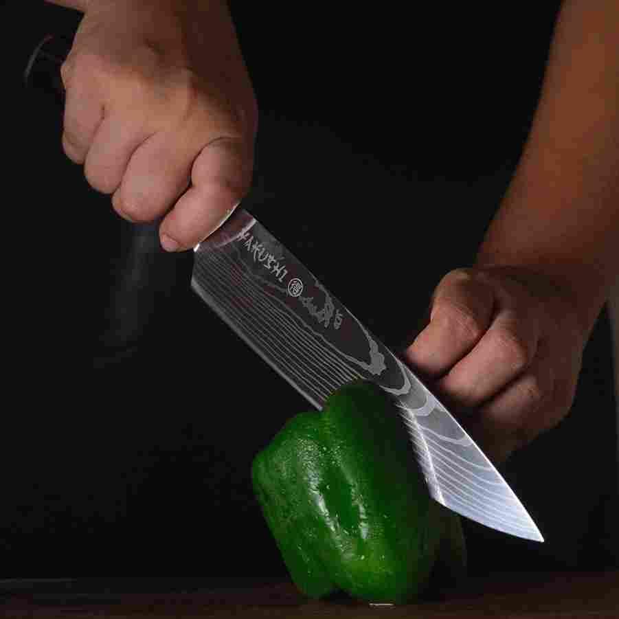 Premium Yakushi™ 3-Piece Chef Knife Set - High-Quality Japanese Stainless Steel Kitchen Knives for Professional & Home Cooking - Perfect for Slicing, Dicing & Chopping Vegetables, Meat & Fish
