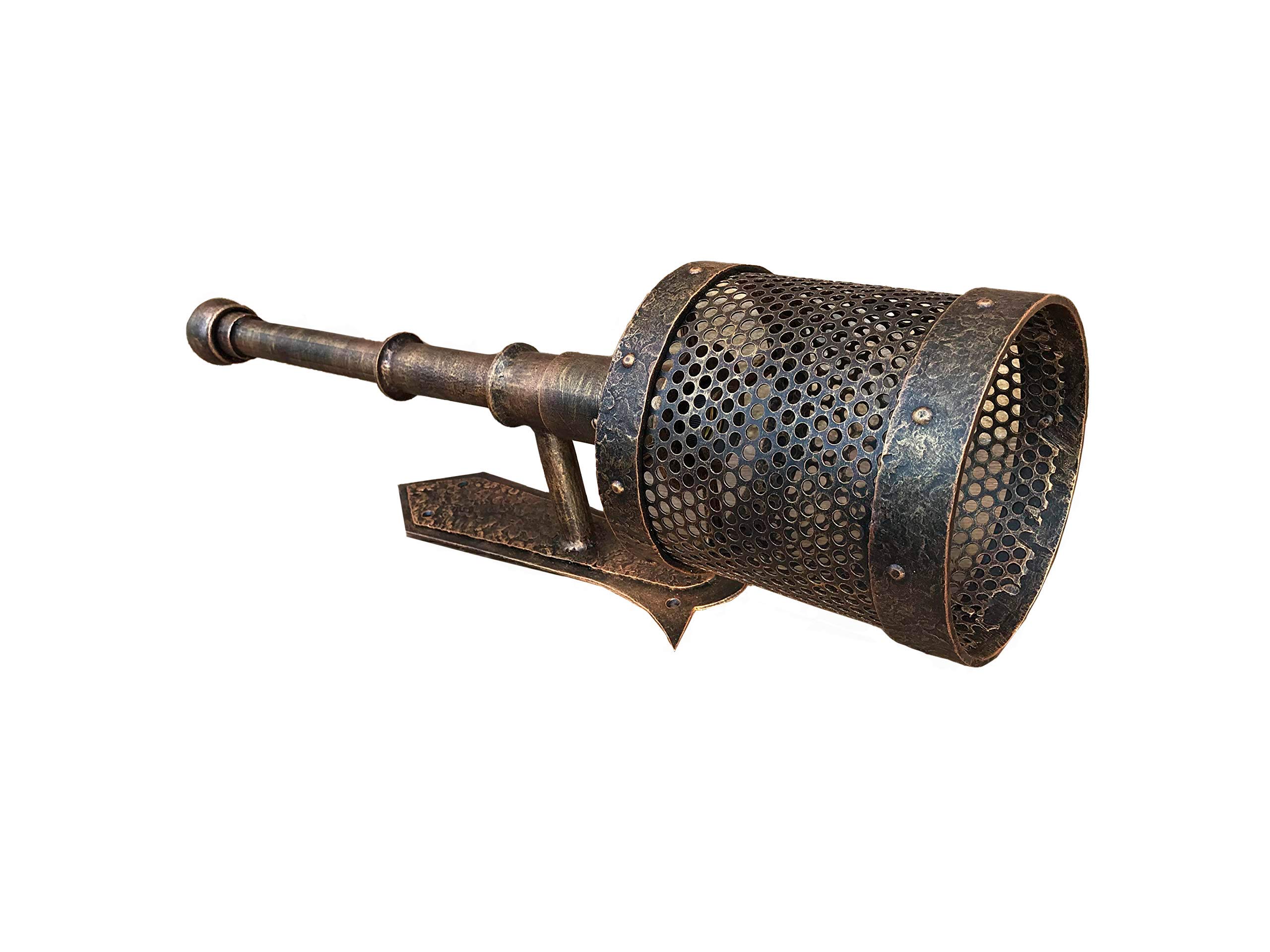 Viking Wall Sconce Torch Light - Handcrafted Viking Lantern Lamp for Home Decor, Medieval Themed Lighting, Viking Party & Outdoor Events - Vintage Style Wall Mounted Fixture