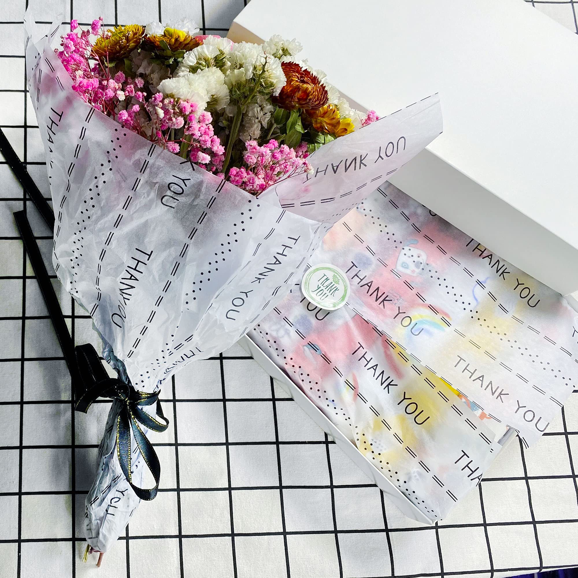 MR FIVE 30 Sheets Bulk Thank You Tissue Paper - 20