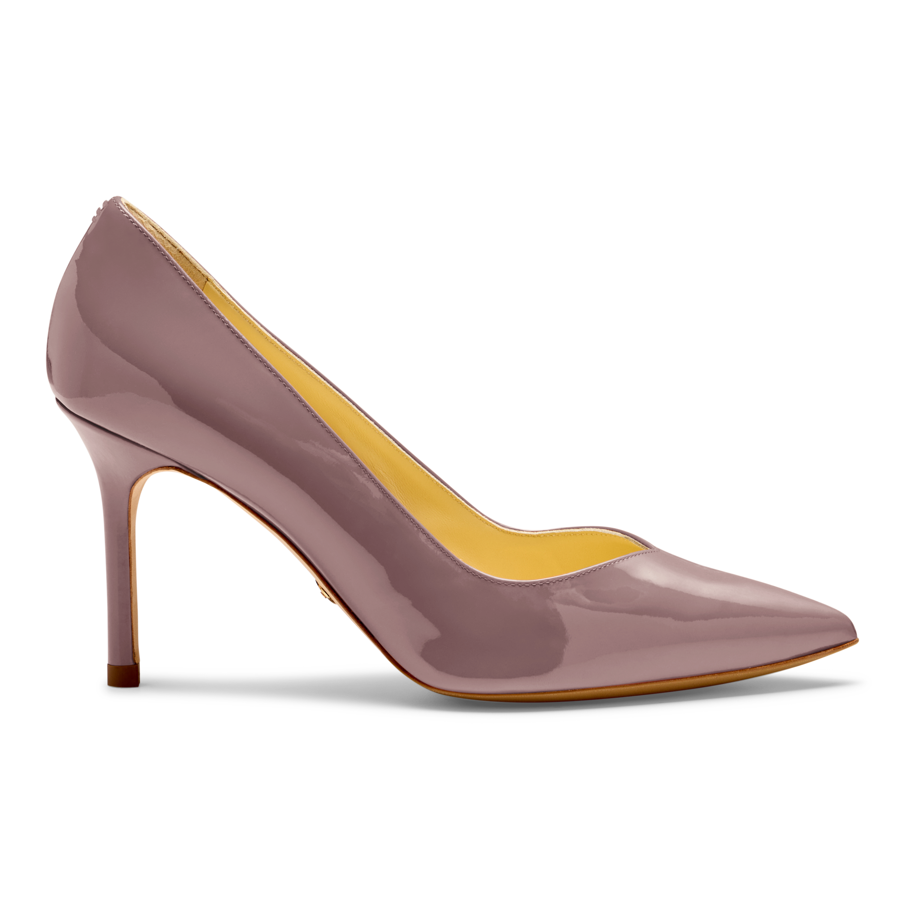 Perfect Pump 85 - Toasted Mauve Patent Leather High Heels for Women | Elegant Dress Shoes for Office, Party & Special Occasions