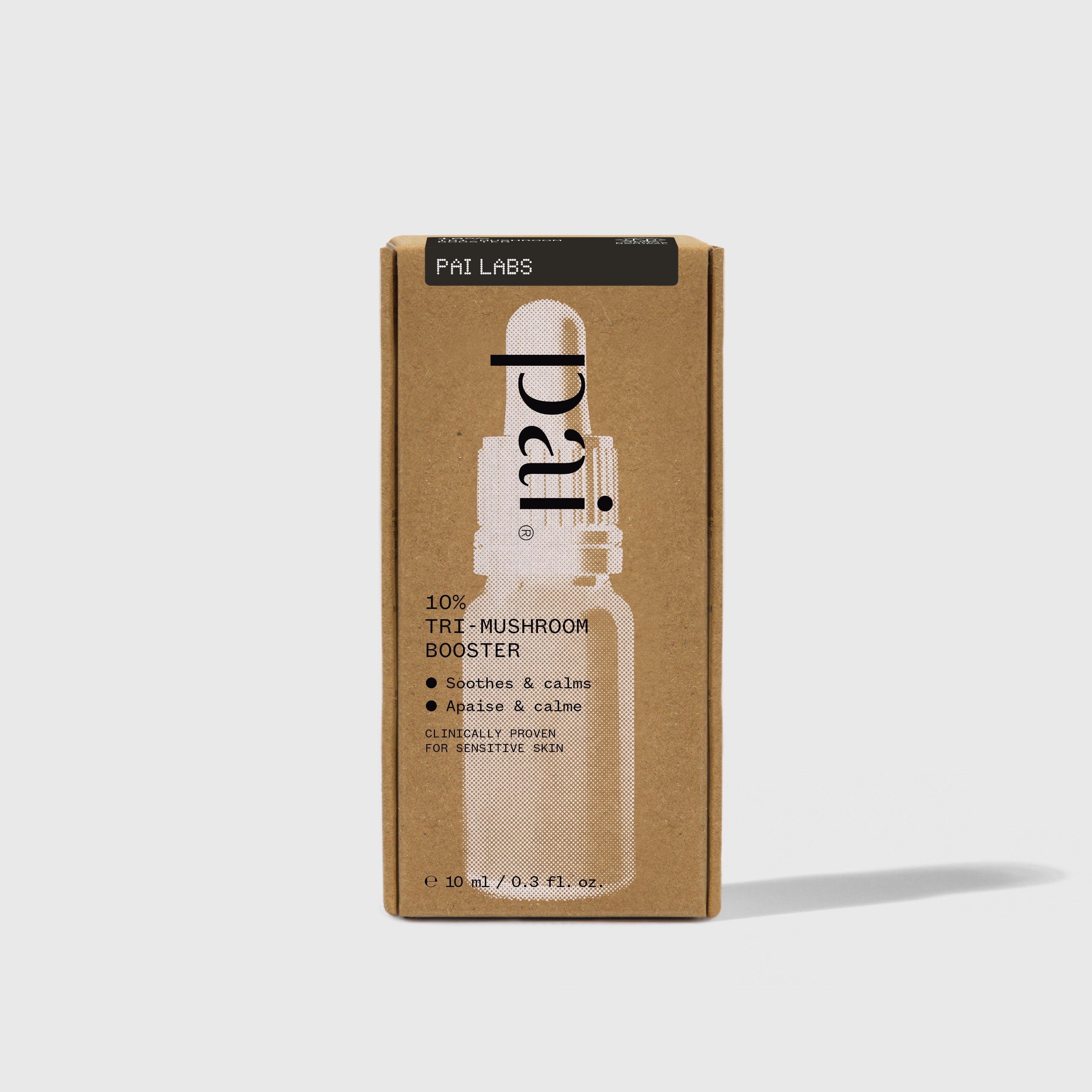 Pai Skincare Tri Mushroom 10 - Organic Face Serum for Sensitive Skin | Hydrating & Anti-Aging Mushroom Extract | Perfect for Daily Skincare Routine & Nighttime Repair