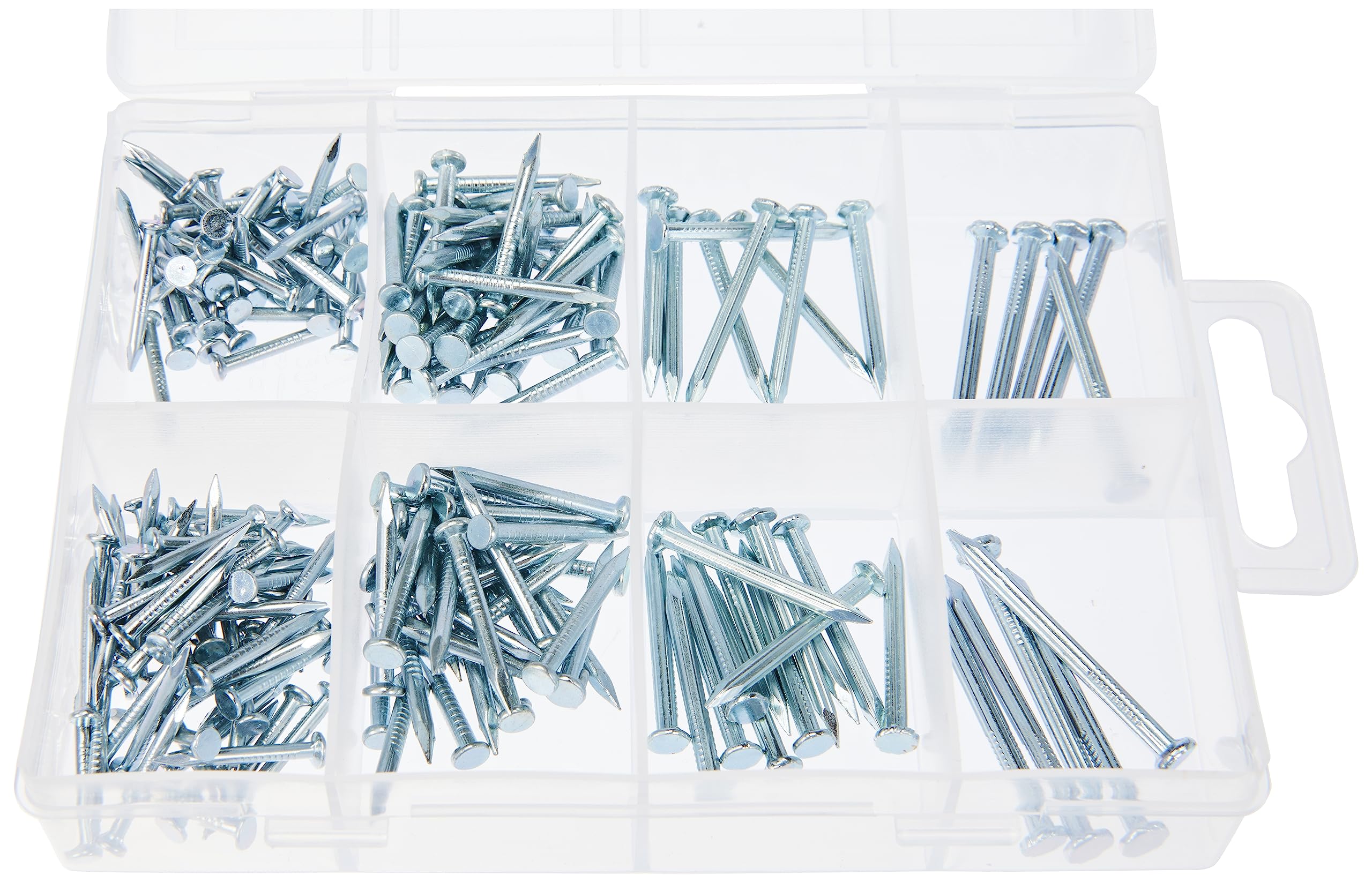 875781 Masonry Nails Pack of 200 Pieces - Heavy Duty Grey Concrete Nails for Brick, Stone & Concrete Projects - Perfect for Construction, DIY & Home Improvement