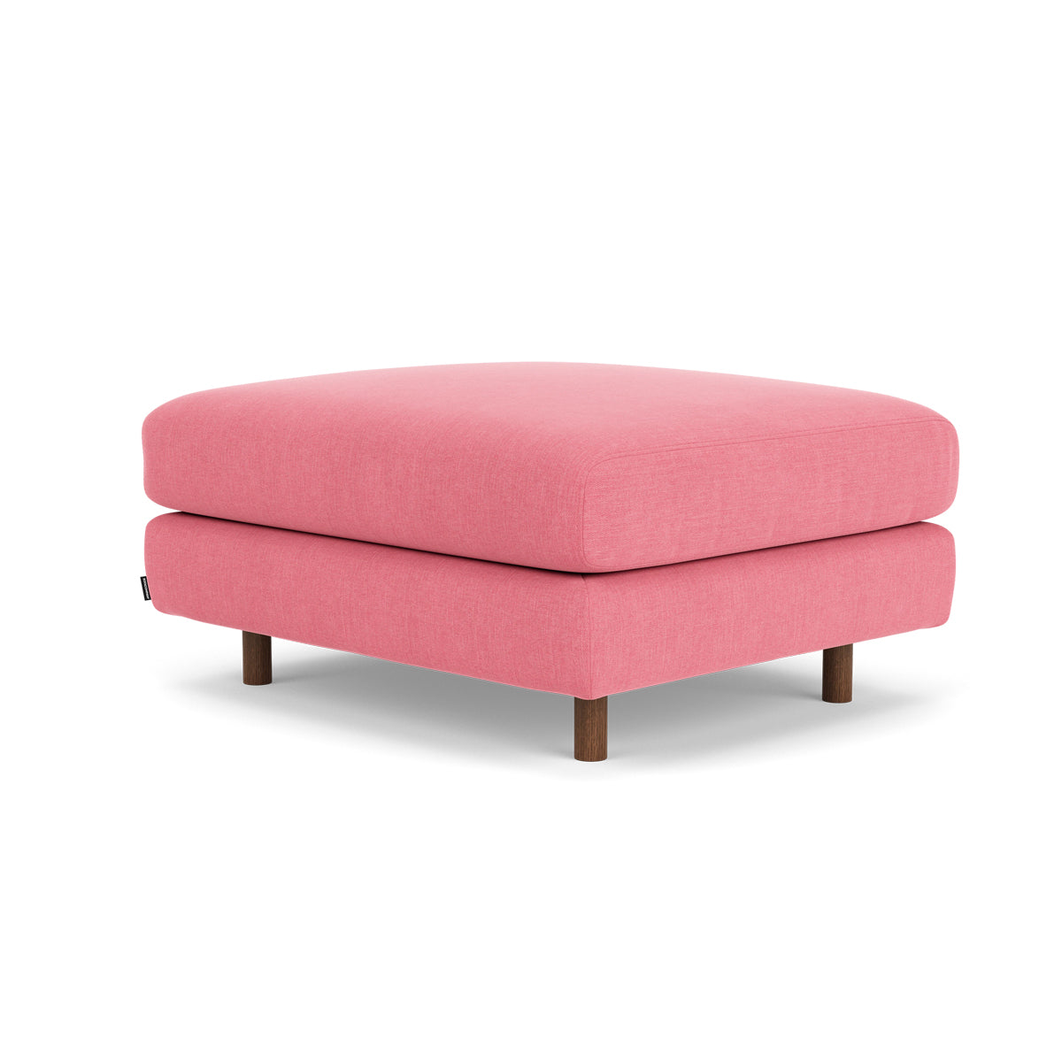 Dylan Fabric Ottoman - Soft and Stylish Footrest, Storage Bench, Living Room Accent Piece - Perfect for Small Spaces, Bedroom, or Lounge Area