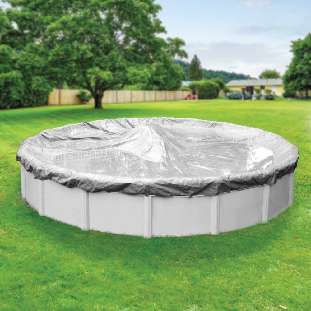 Robelle 3330-4 Platinum Winter Pool Cover for 30-Foot Round Above Ground Swimming Pools | Heavy-Duty Protection | Cold Weather & Snow Resistance | Ideal for Winter Storage and Seasonal Pool Protection