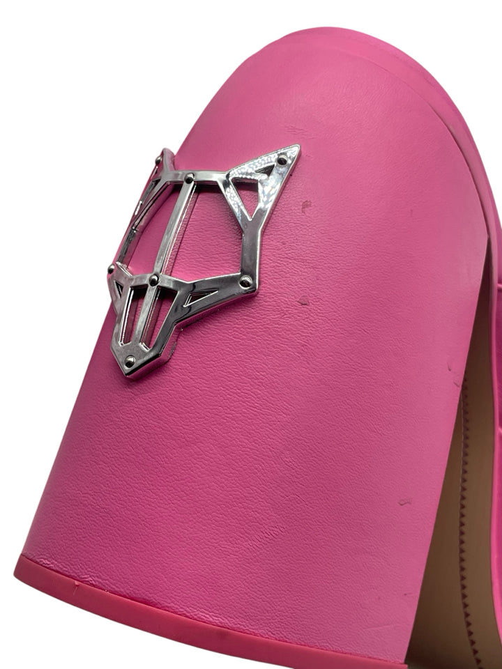 Naked Wolfe Hot Pink Jenna Platform Boots Women's Size 10 | Trendy Chunky Heel Shoes for Women | Perfect for Parties, Night Out & Street Style Fashion
