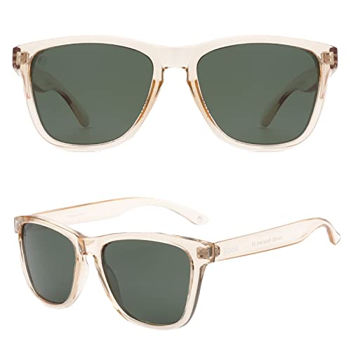 Green Lens - Transparent Champagne Frame (Bocas Pier)