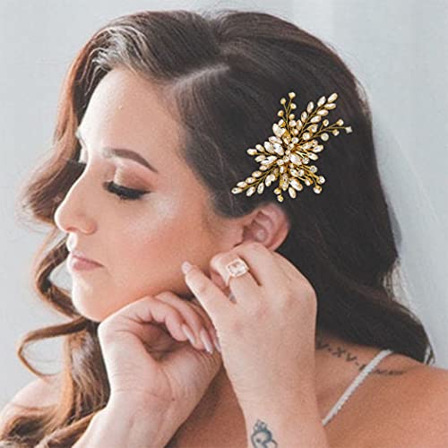Bridal Hair Comb with Rhinestones - Wedding Hair Jewelry for Women & Girls - Perfect for Brides & Special Occasions