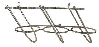 Premium Stainless Steel Triple Fender Holder for Boats (7-9 Inches) - Durable Marine Accessory for Dock Protection & Boat Safety