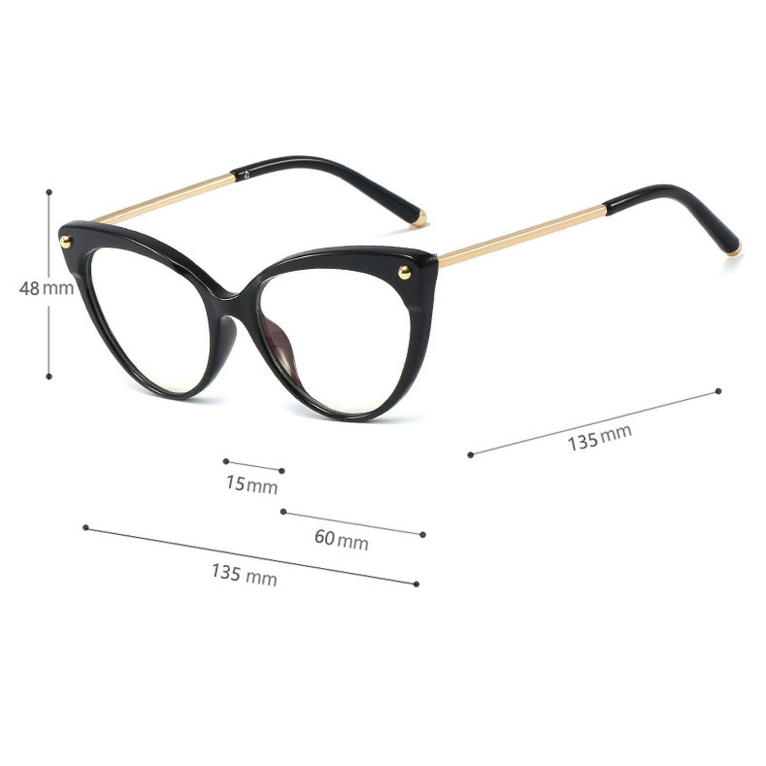 3pcs Blue Light Blocking Glasses for Cat Lovers - Anti Glare Reading & Eye Fatigue Relief for Men & Women - Perfect for Work & Screen Time