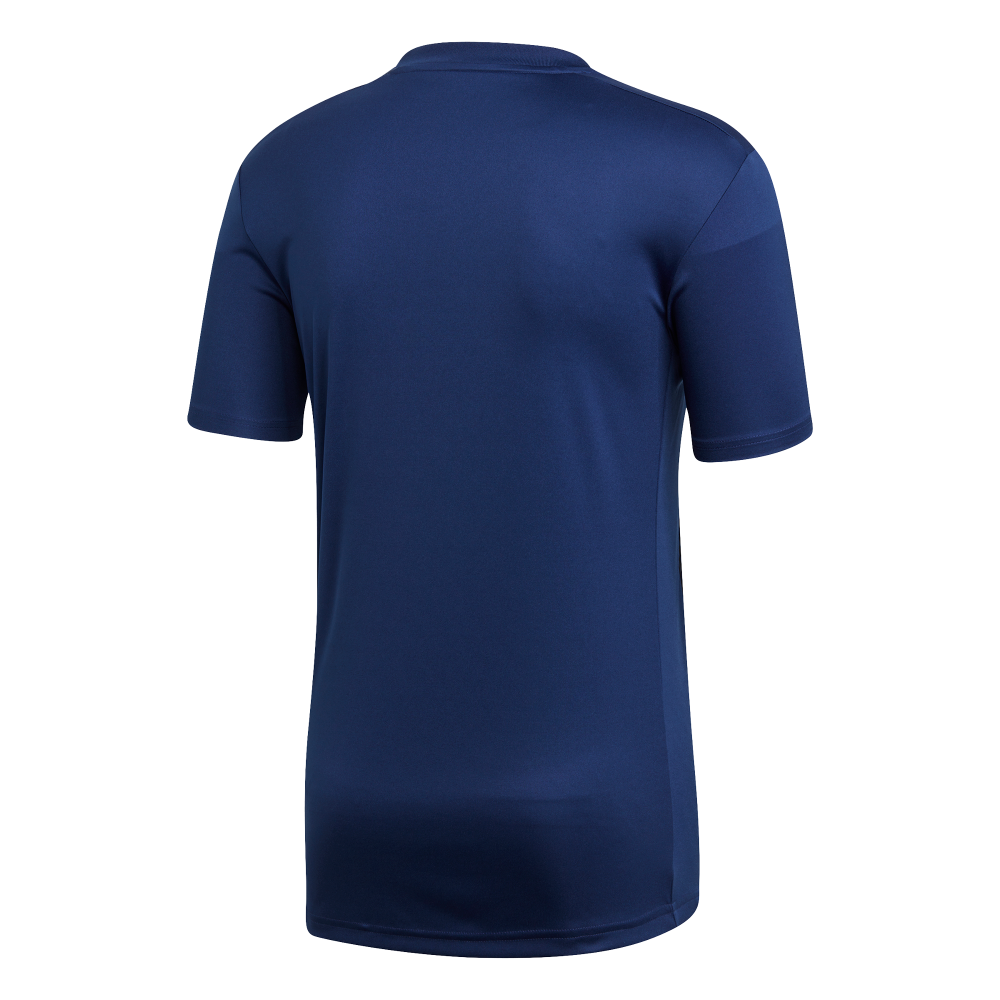 Adidas Adult Striped 19 Jersey - Dark Blue & White Soccer Shirt for Men | Comfortable Sports Jersey for Training & Match Play