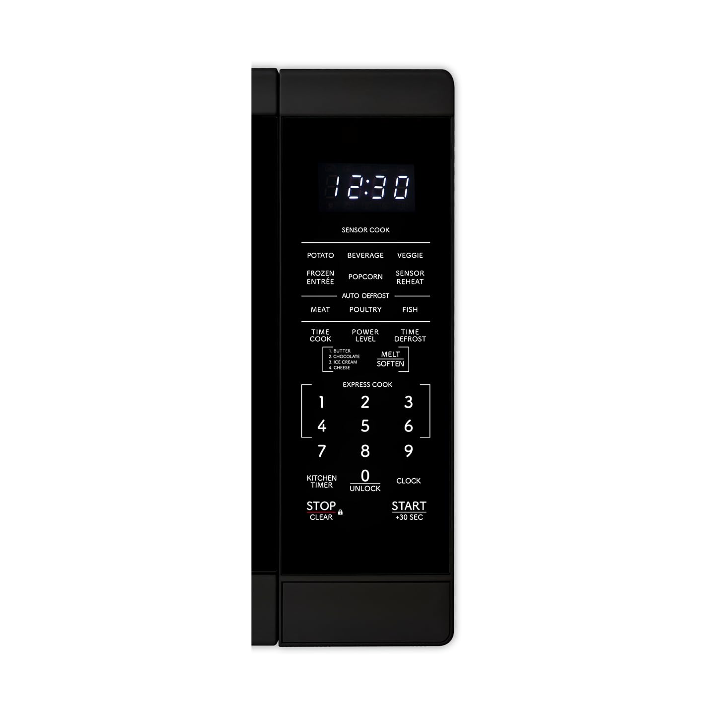 SHARP SMC1461KB 1.4 CuFt Countertop Microwave Oven - 1100W, Black with Removable 12.4