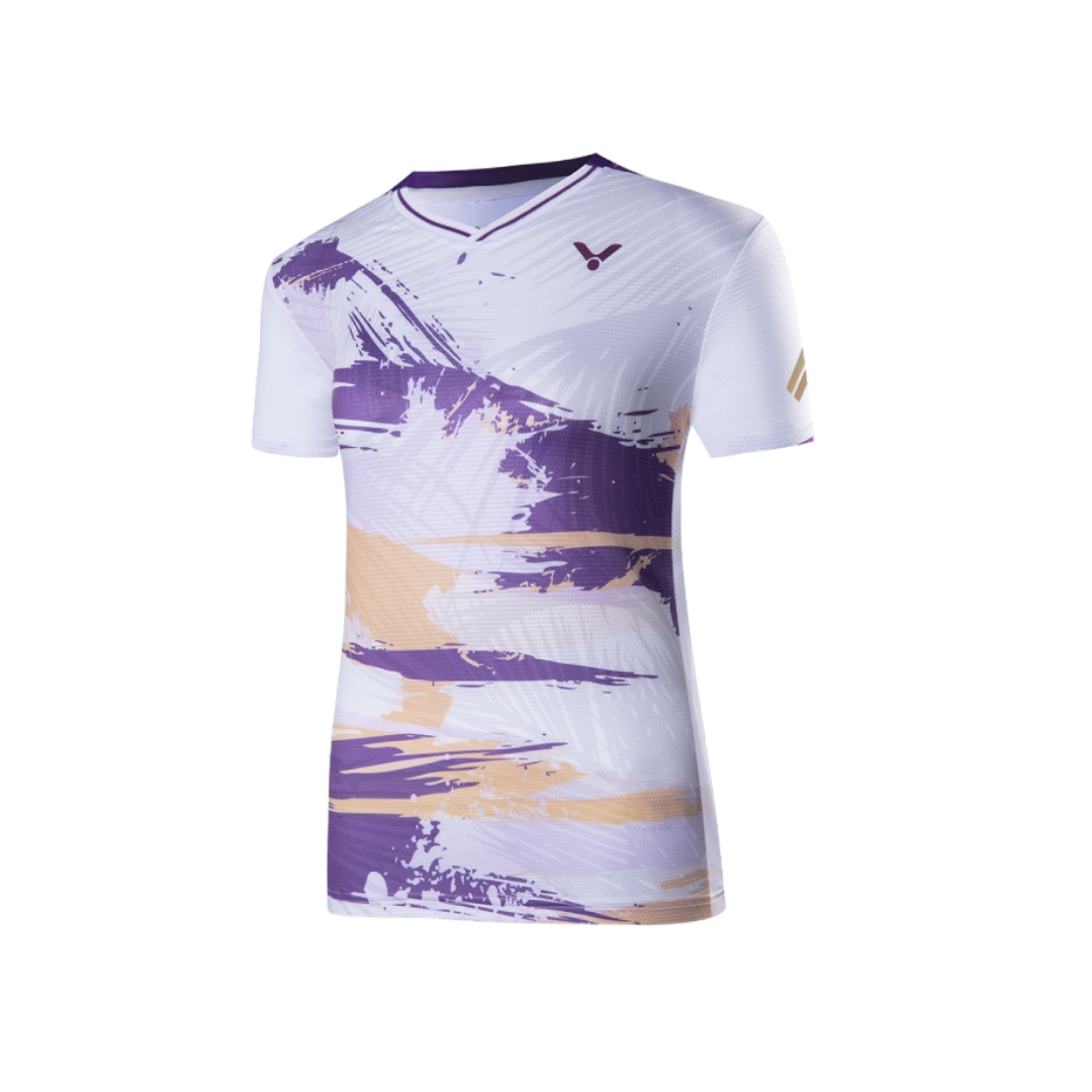 Victor T 36000J Women's Performance Game Shirt - Moisture Wicking, Breathable, Comfort Fit - Lilac Purple - Perfect for Basketball, Volleyball & Gym Workouts