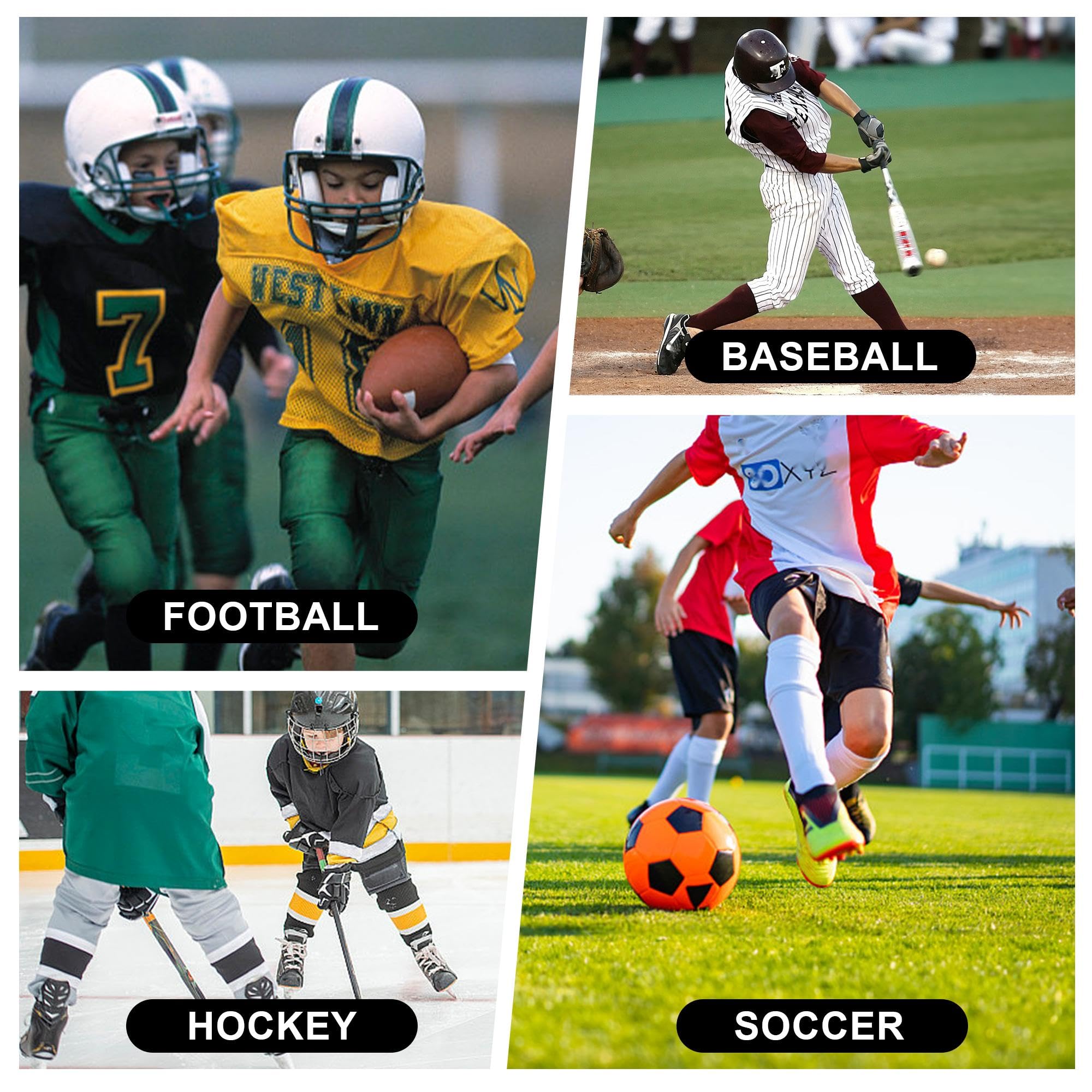Davion Youth Sliding Padding Shorts with Soft Protective Athletic Cup - Boys Sports Underwear for Football, Baseball, Lacrosse - Comfortable Protective Gear for Youth Athletes in Training & Games