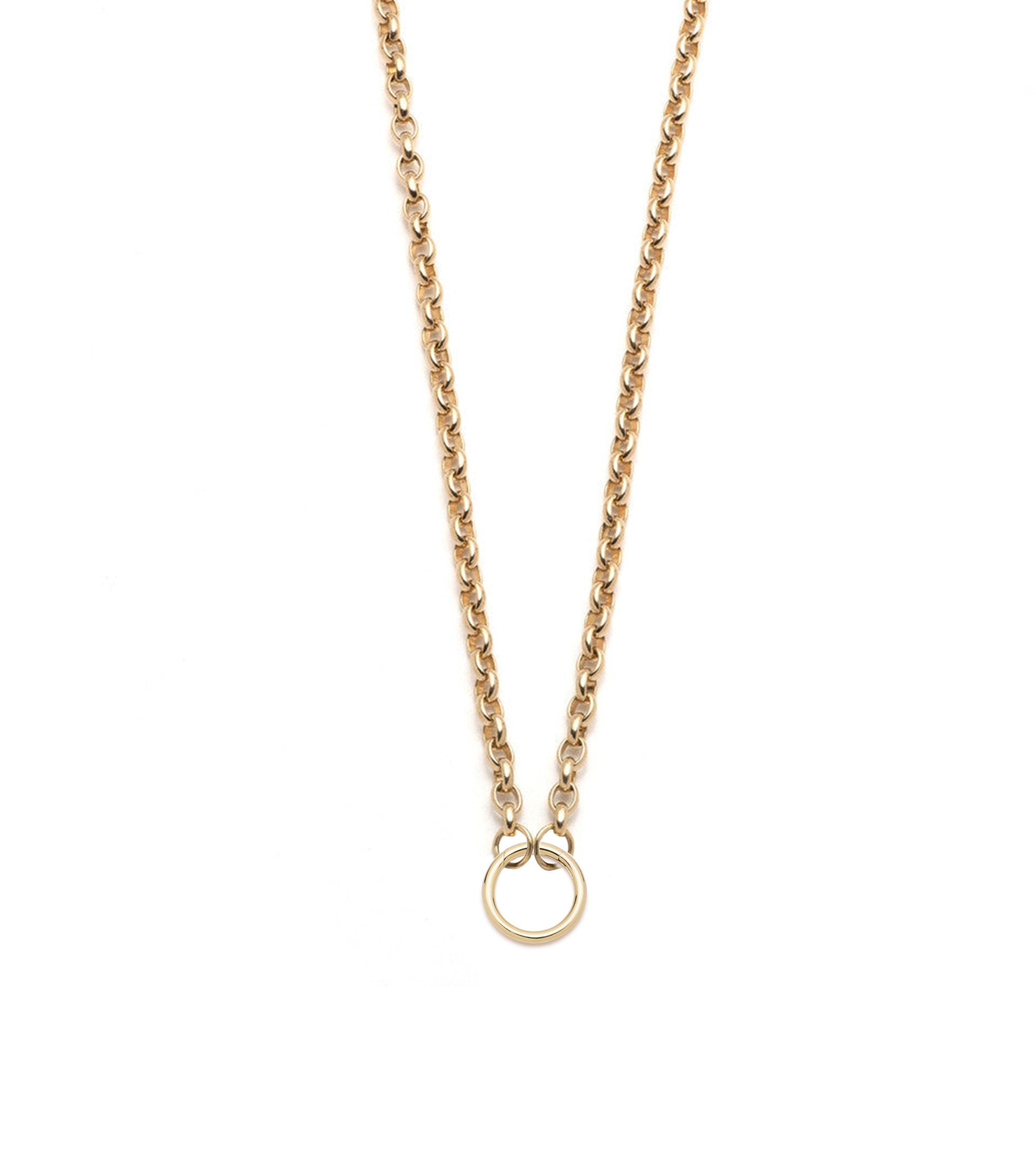 22K Yellow Gold Heavy Belcher Open Chain Necklace for Women - Elegant Layering Jewelry for Parties, Weddings & Everyday Wear